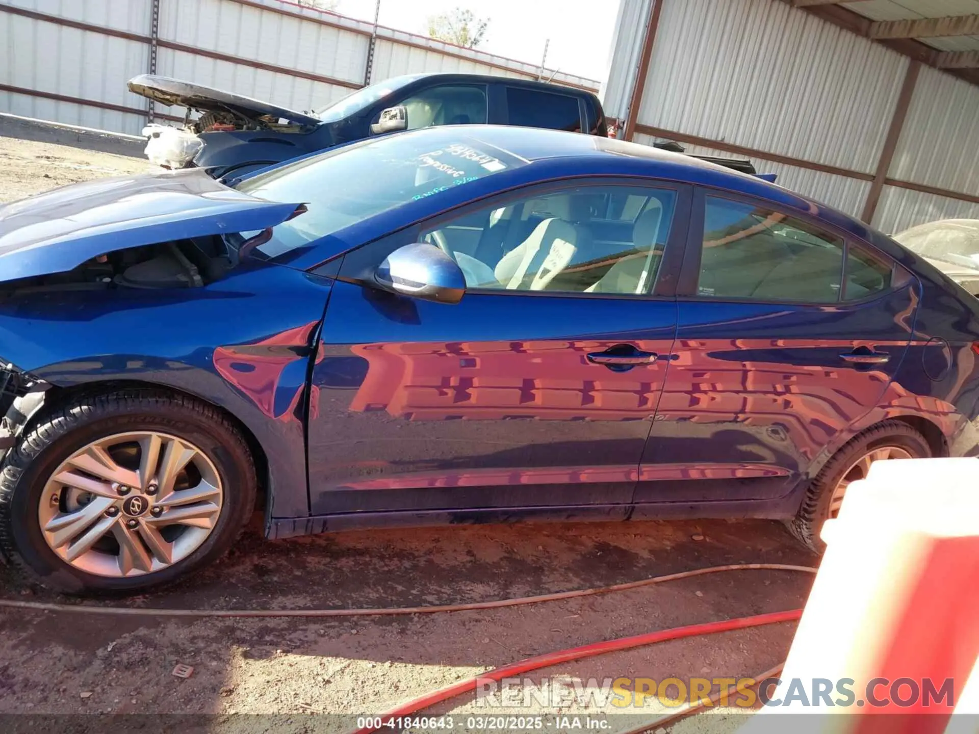 14 Photograph of a damaged car 5NPD84LF4KH412557 HYUNDAI ELANTRA 2019