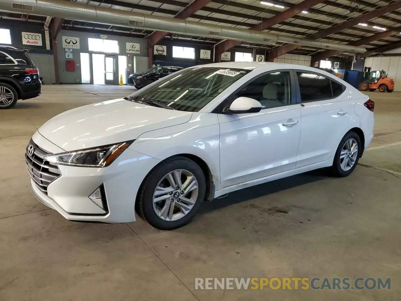 1 Photograph of a damaged car 5NPD84LF4KH416995 HYUNDAI ELANTRA 2019