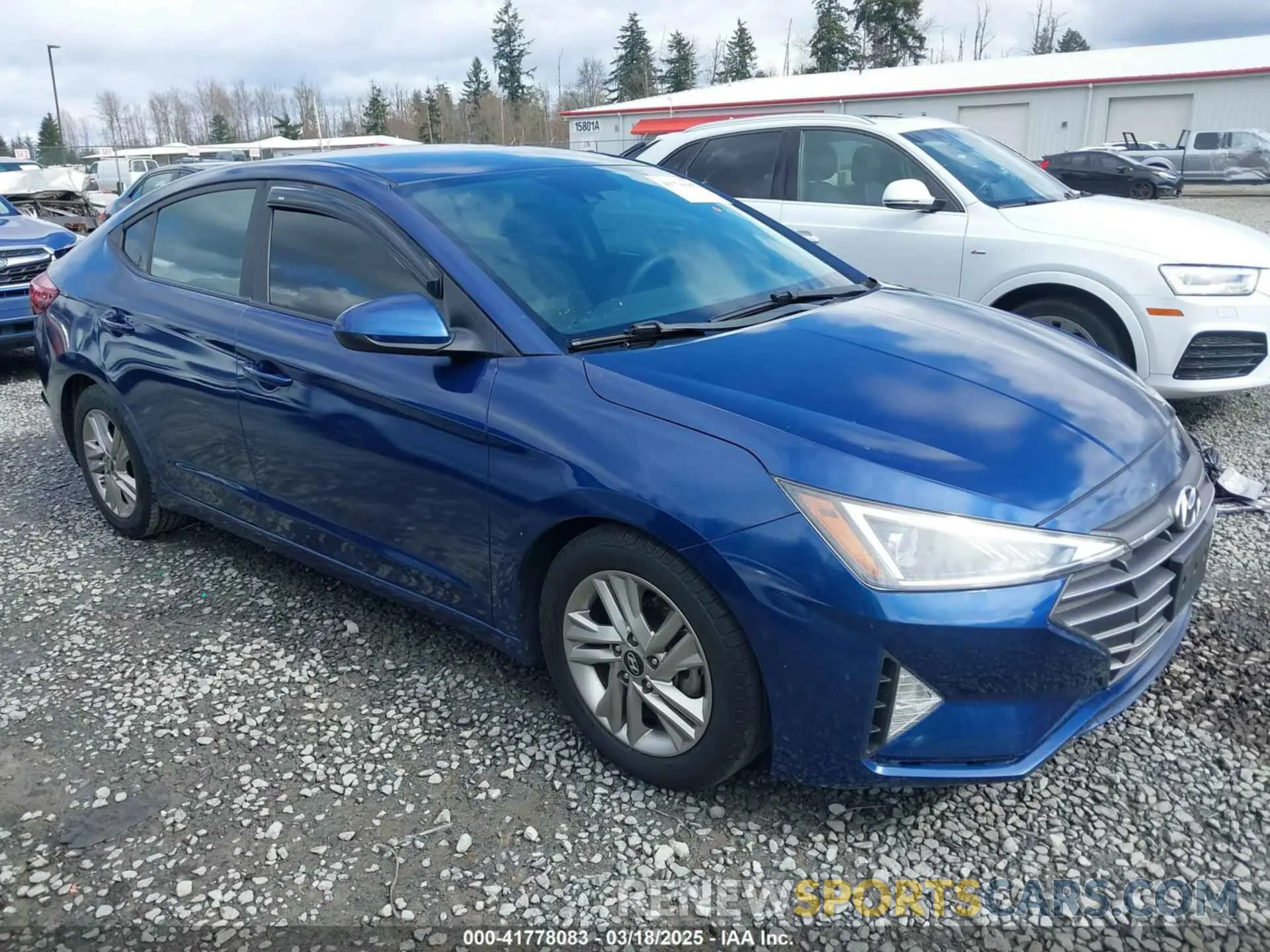 1 Photograph of a damaged car 5NPD84LF4KH435420 HYUNDAI ELANTRA 2019