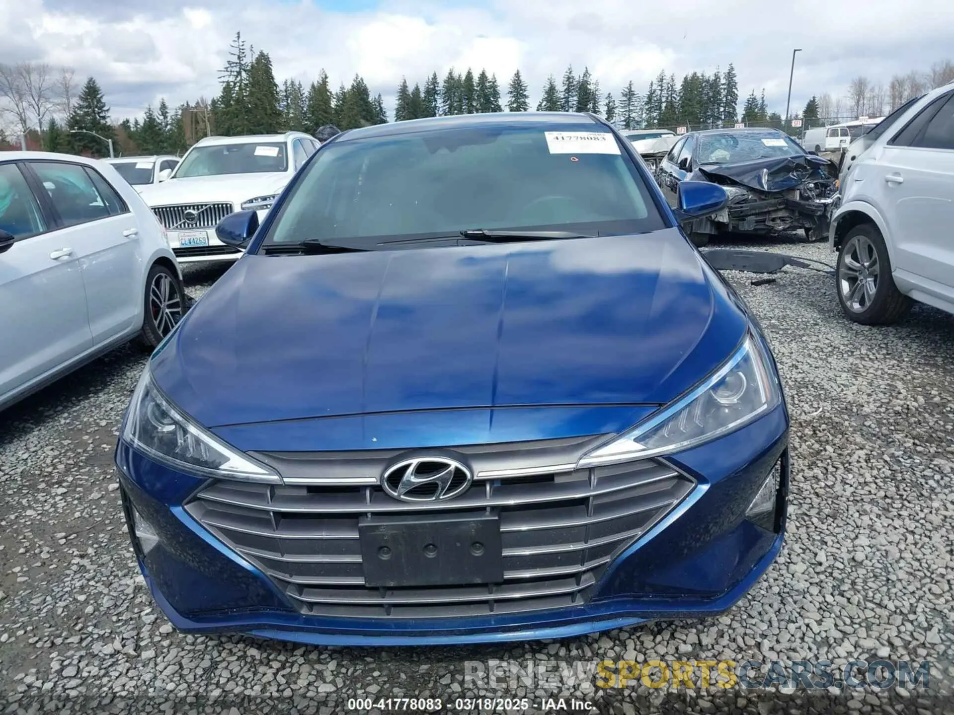 13 Photograph of a damaged car 5NPD84LF4KH435420 HYUNDAI ELANTRA 2019