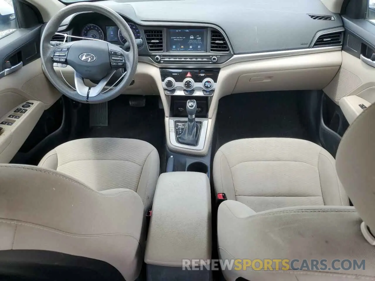 8 Photograph of a damaged car 5NPD84LF4KH435658 HYUNDAI ELANTRA 2019