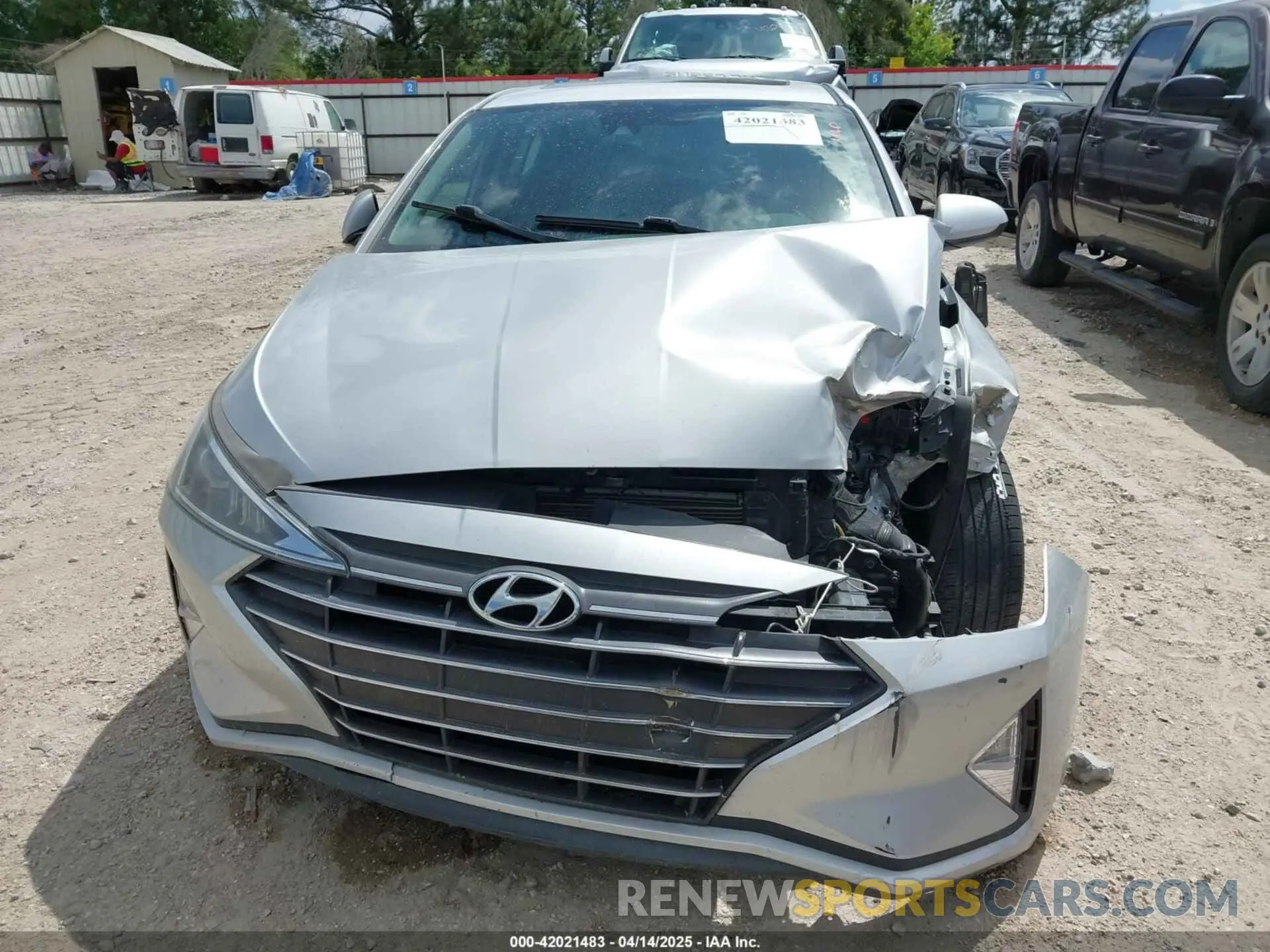 13 Photograph of a damaged car 5NPD84LF4KH446742 HYUNDAI ELANTRA 2019