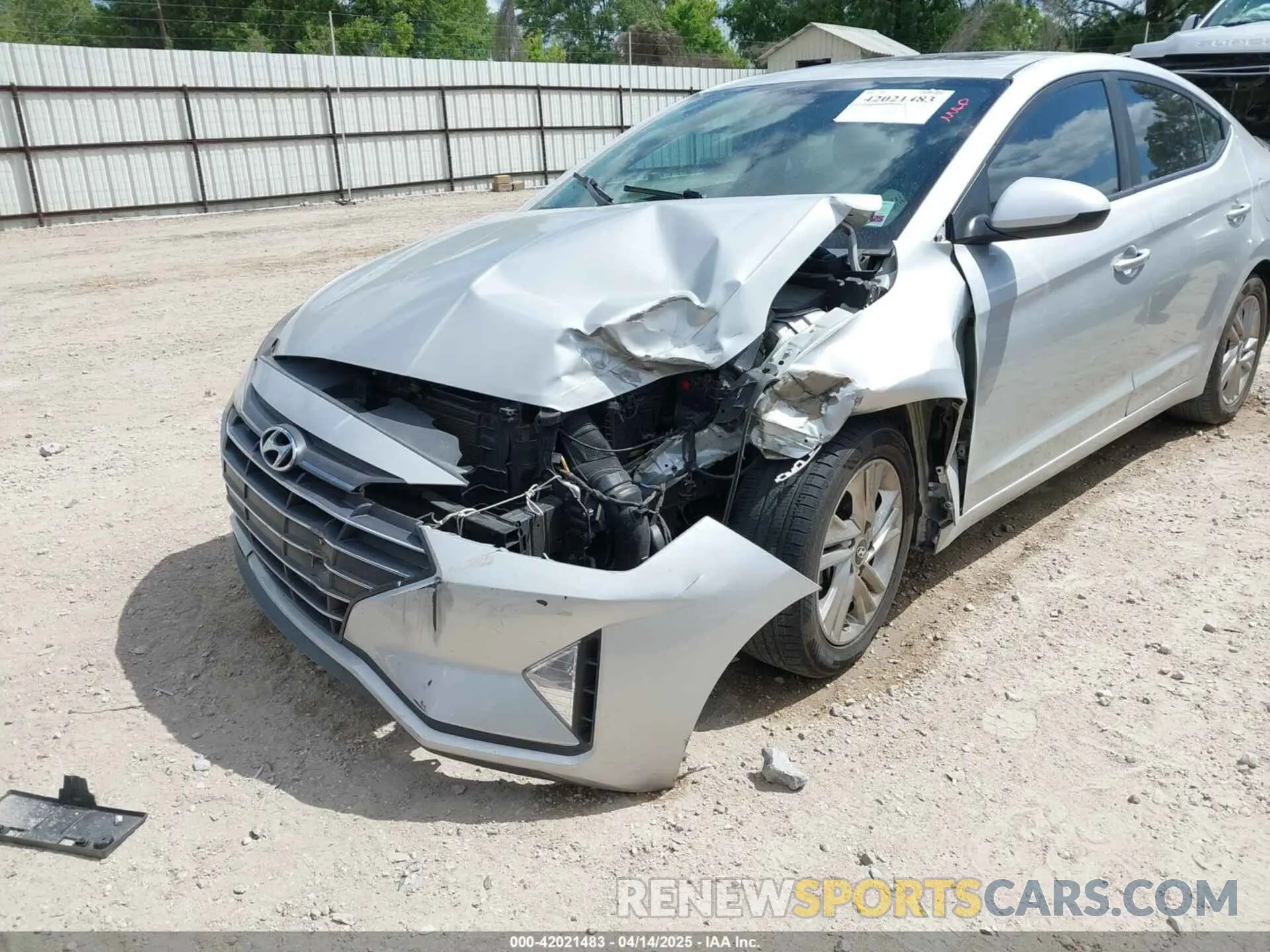 6 Photograph of a damaged car 5NPD84LF4KH446742 HYUNDAI ELANTRA 2019