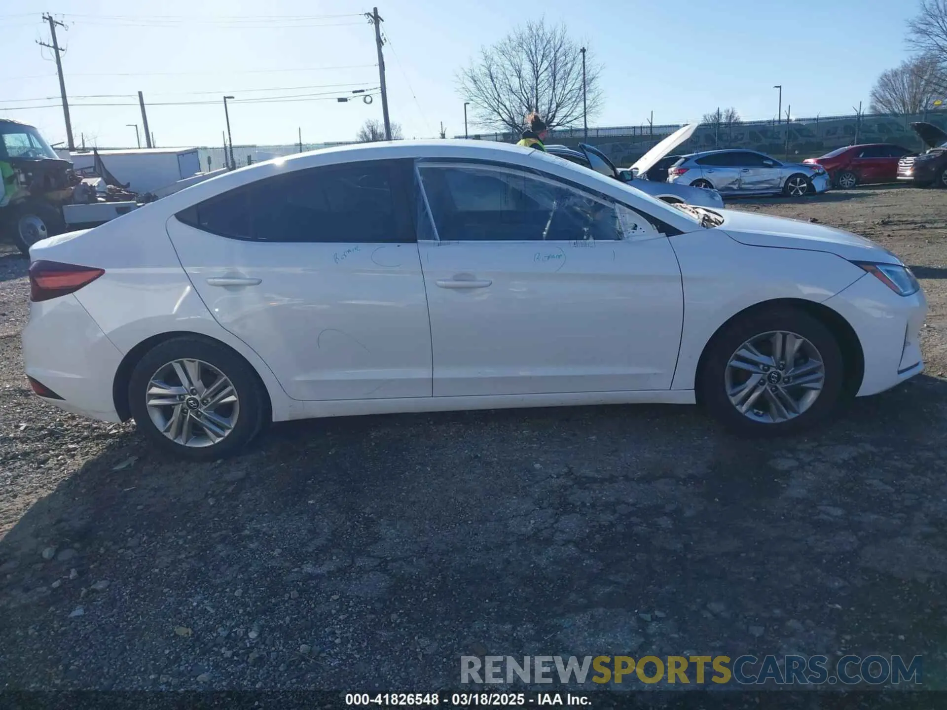 13 Photograph of a damaged car 5NPD84LF4KH460401 HYUNDAI ELANTRA 2019