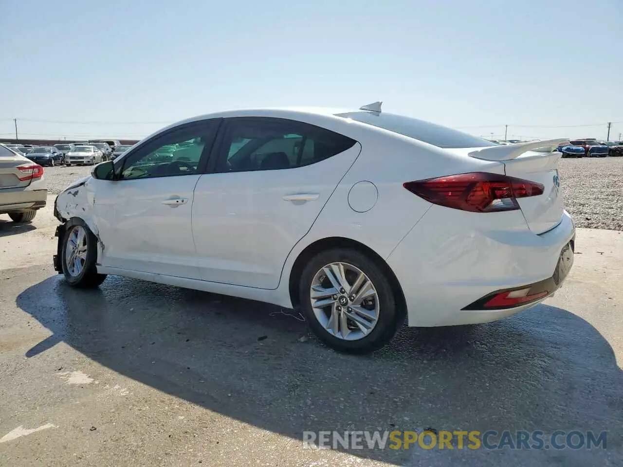 2 Photograph of a damaged car 5NPD84LF4KH462861 HYUNDAI ELANTRA 2019