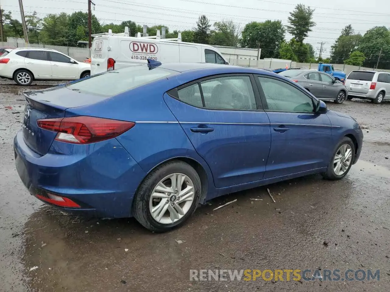 3 Photograph of a damaged car 5NPD84LF4KH466232 HYUNDAI ELANTRA 2019