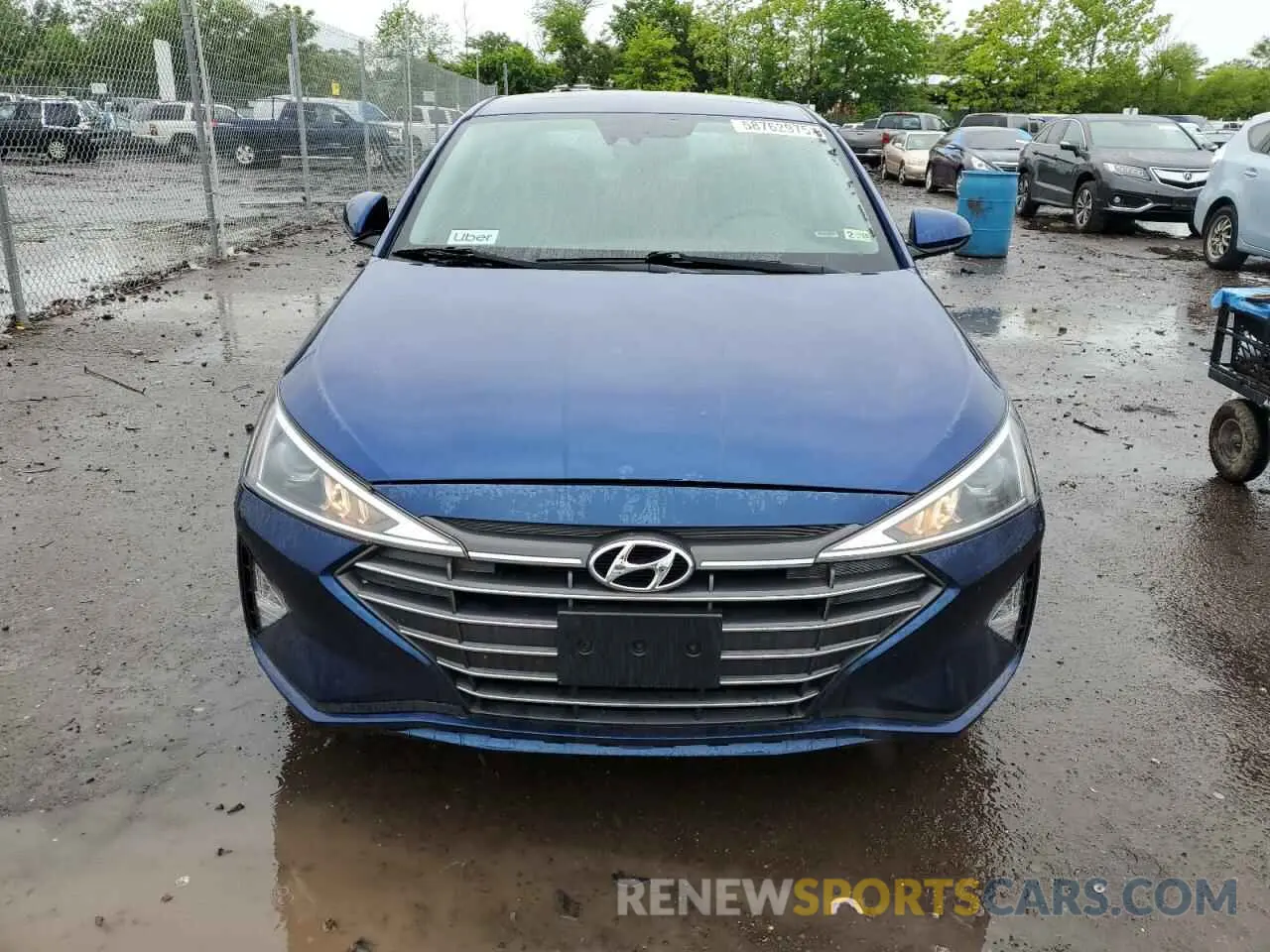 5 Photograph of a damaged car 5NPD84LF4KH466232 HYUNDAI ELANTRA 2019