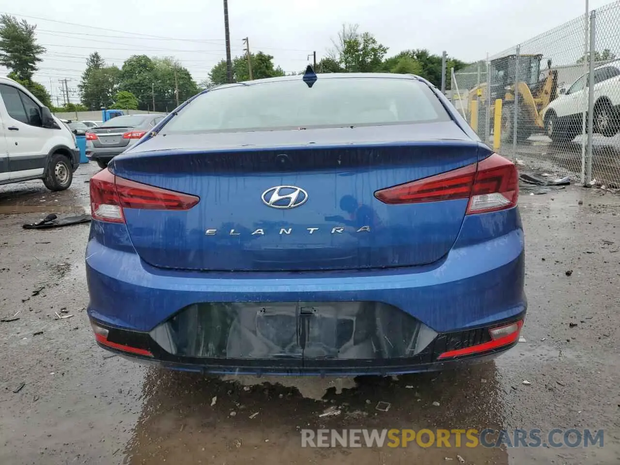 6 Photograph of a damaged car 5NPD84LF4KH466232 HYUNDAI ELANTRA 2019