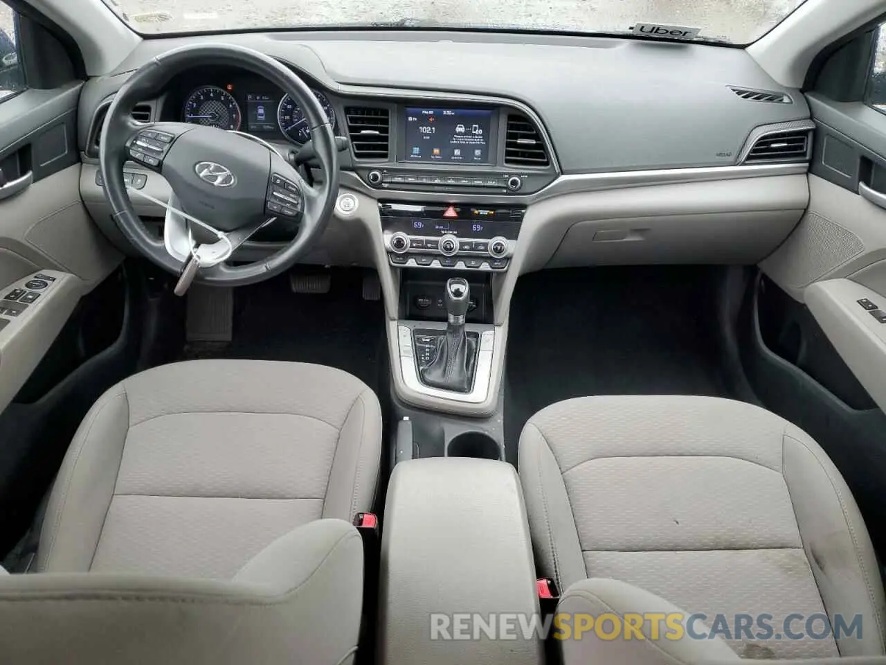 8 Photograph of a damaged car 5NPD84LF4KH466232 HYUNDAI ELANTRA 2019