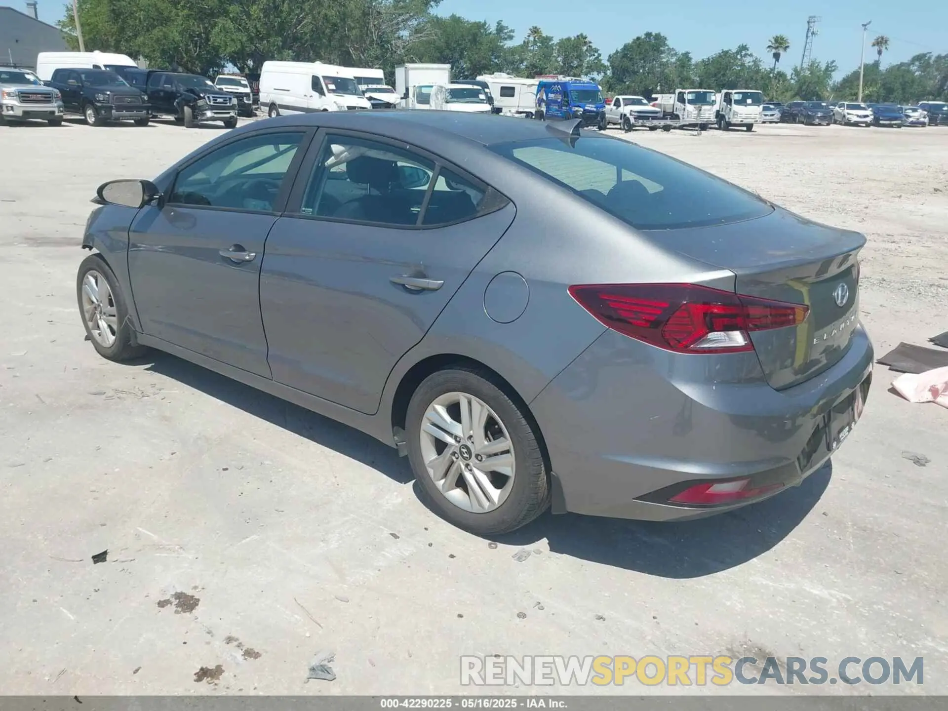 3 Photograph of a damaged car 5NPD84LF4KH476002 HYUNDAI ELANTRA 2019
