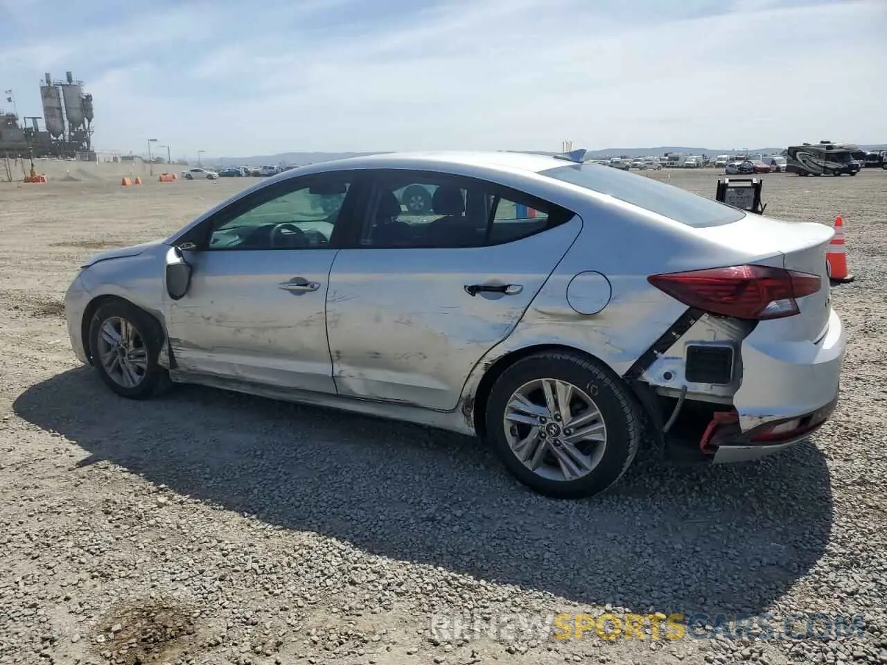 2 Photograph of a damaged car 5NPD84LF4KH478297 HYUNDAI ELANTRA 2019