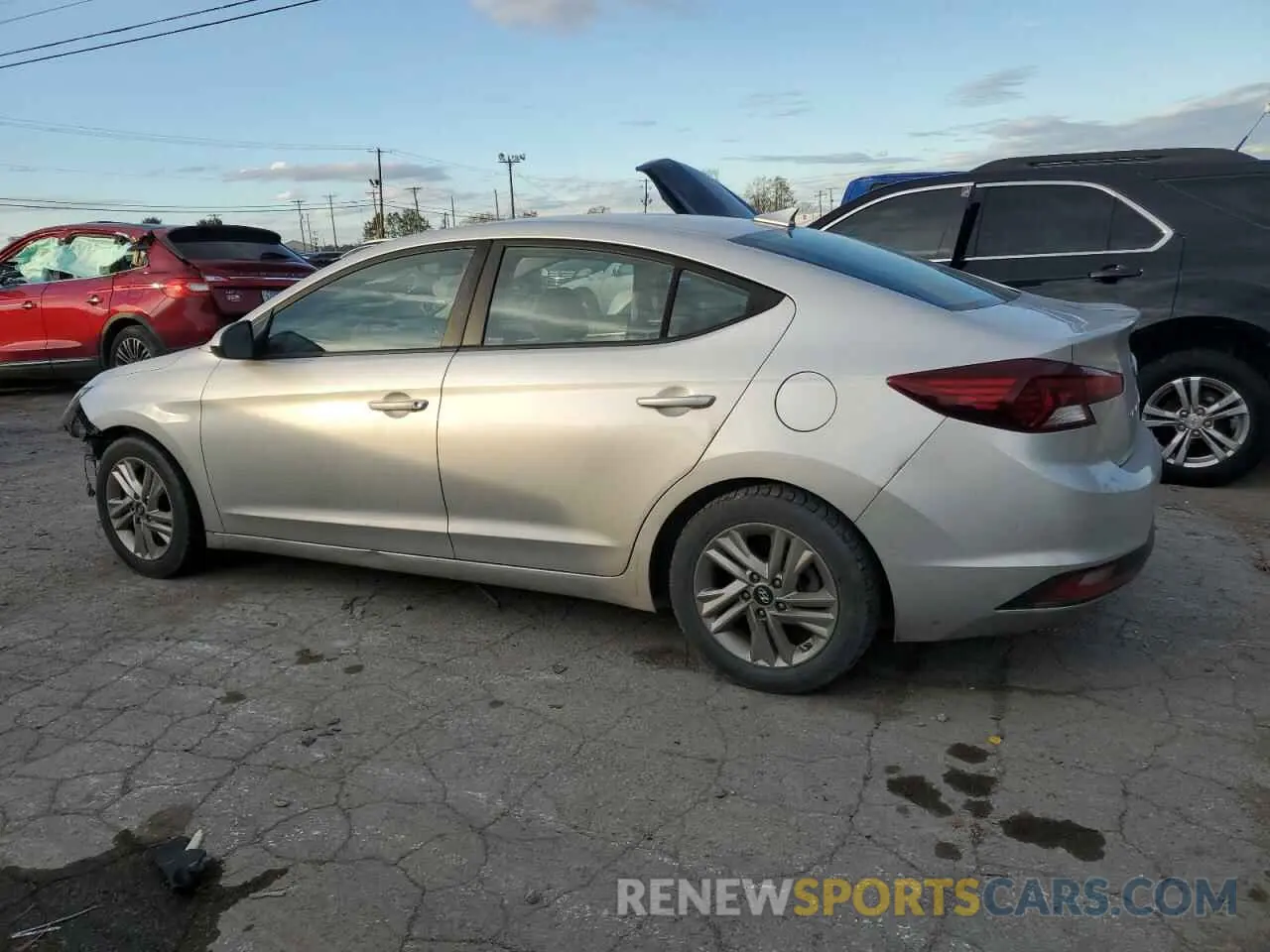 2 Photograph of a damaged car 5NPD84LF4KH484245 HYUNDAI ELANTRA 2019