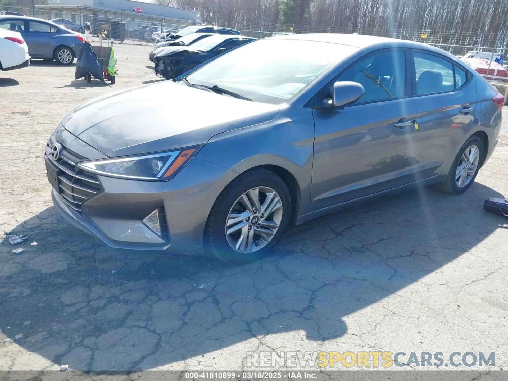 2 Photograph of a damaged car 5NPD84LF5KH404841 HYUNDAI ELANTRA 2019
