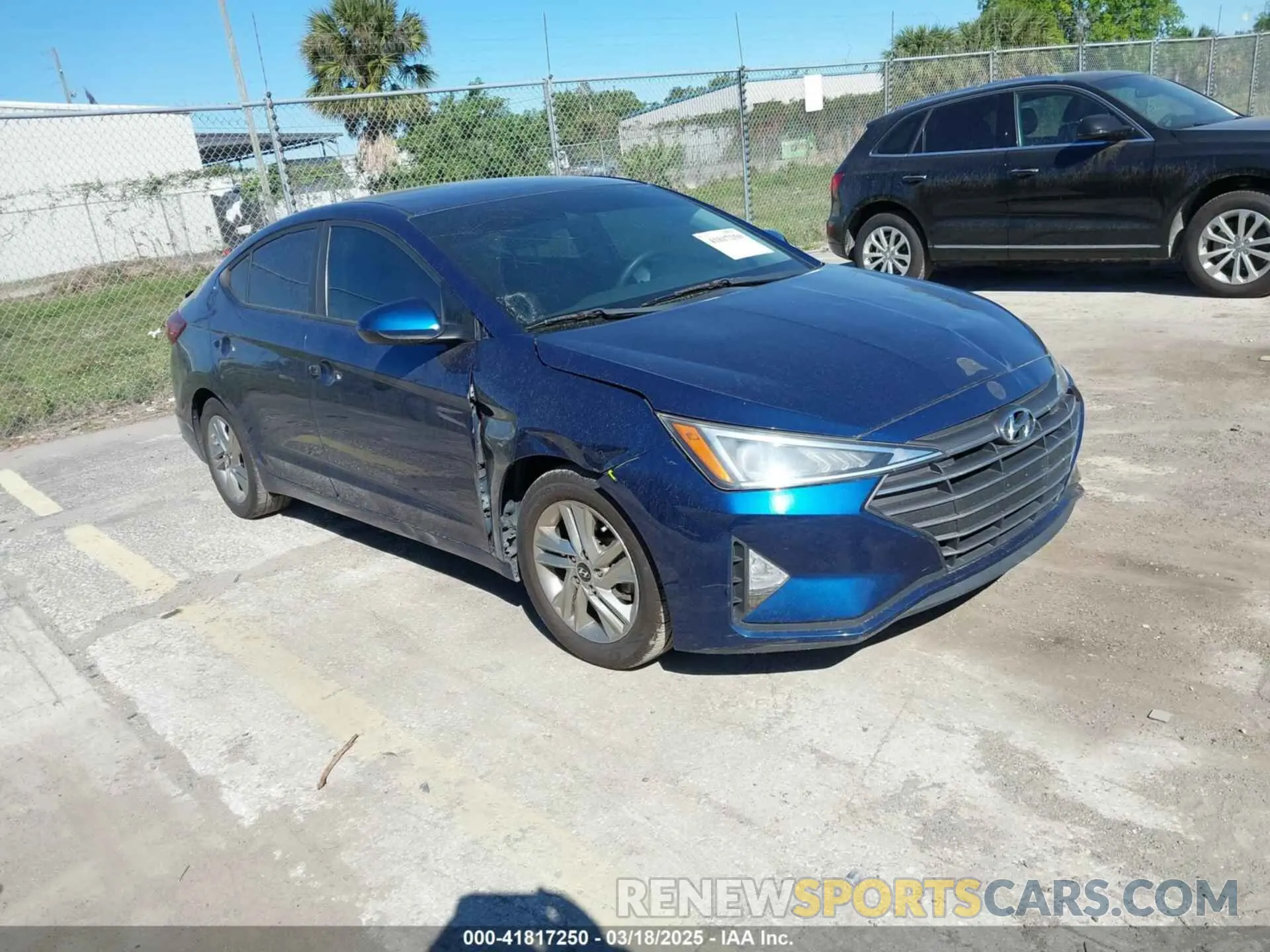 1 Photograph of a damaged car 5NPD84LF5KH407836 HYUNDAI ELANTRA 2019