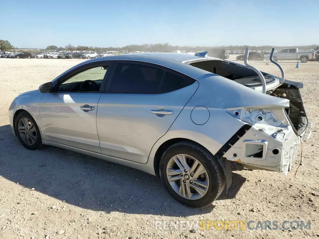 2 Photograph of a damaged car 5NPD84LF5KH408498 HYUNDAI ELANTRA 2019