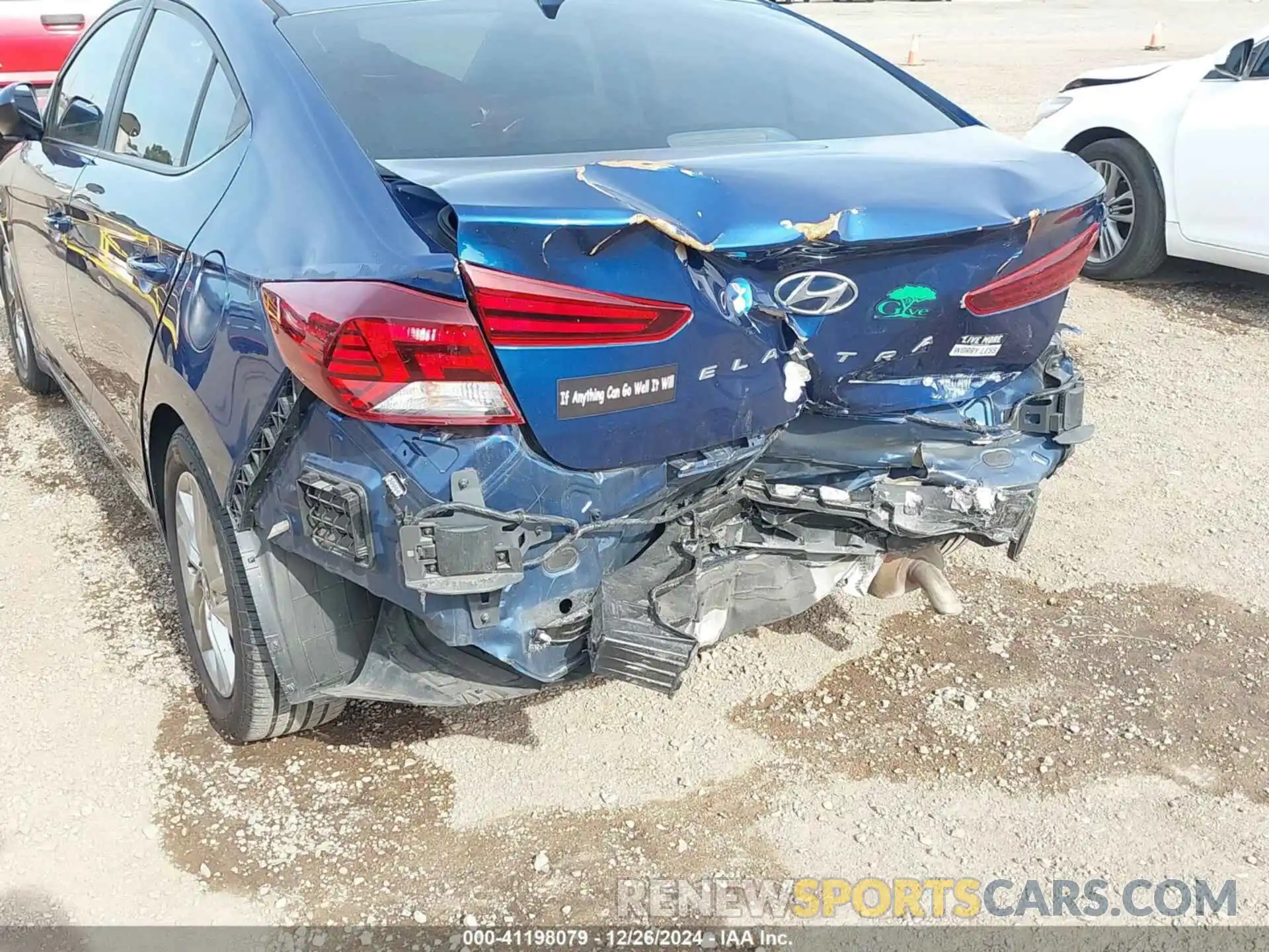 6 Photograph of a damaged car 5NPD84LF5KH434633 HYUNDAI ELANTRA 2019