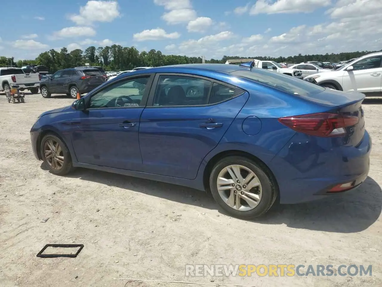 2 Photograph of a damaged car 5NPD84LF5KH436107 HYUNDAI ELANTRA 2019