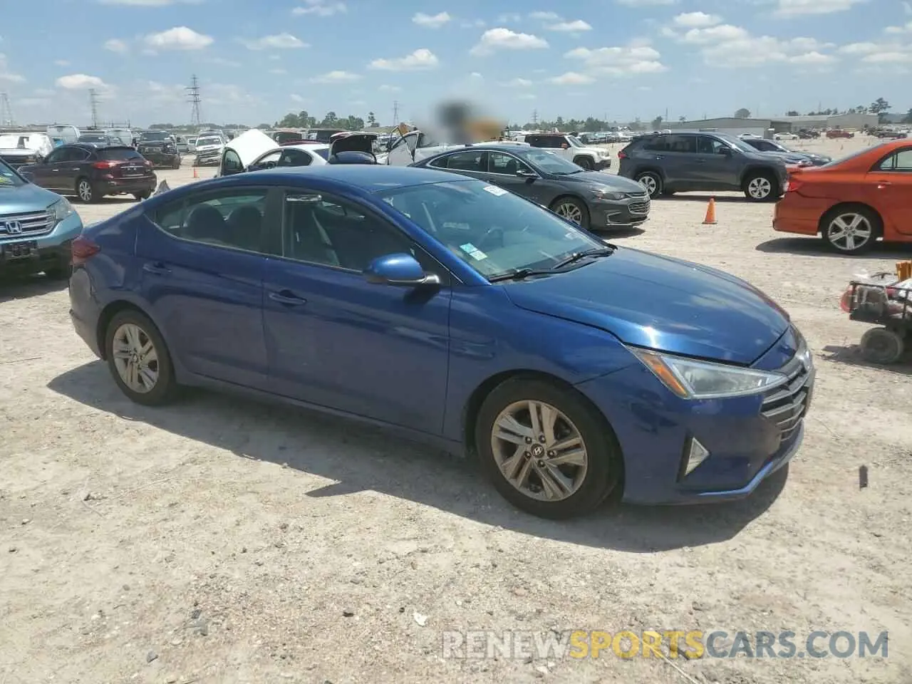 4 Photograph of a damaged car 5NPD84LF5KH436107 HYUNDAI ELANTRA 2019
