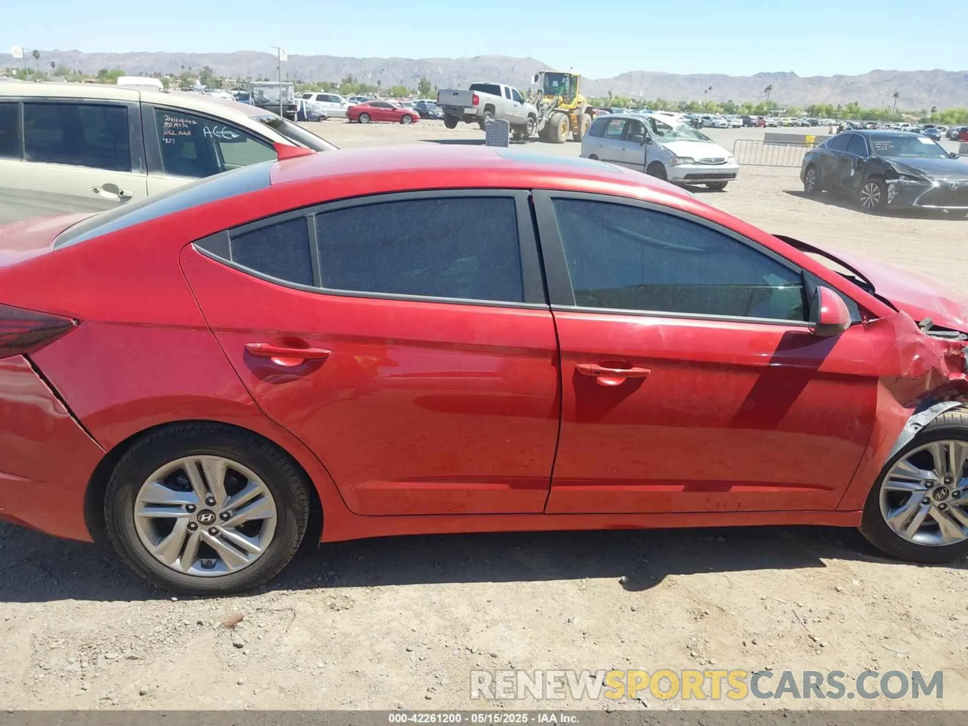 12 Photograph of a damaged car 5NPD84LF5KH441078 HYUNDAI ELANTRA 2019