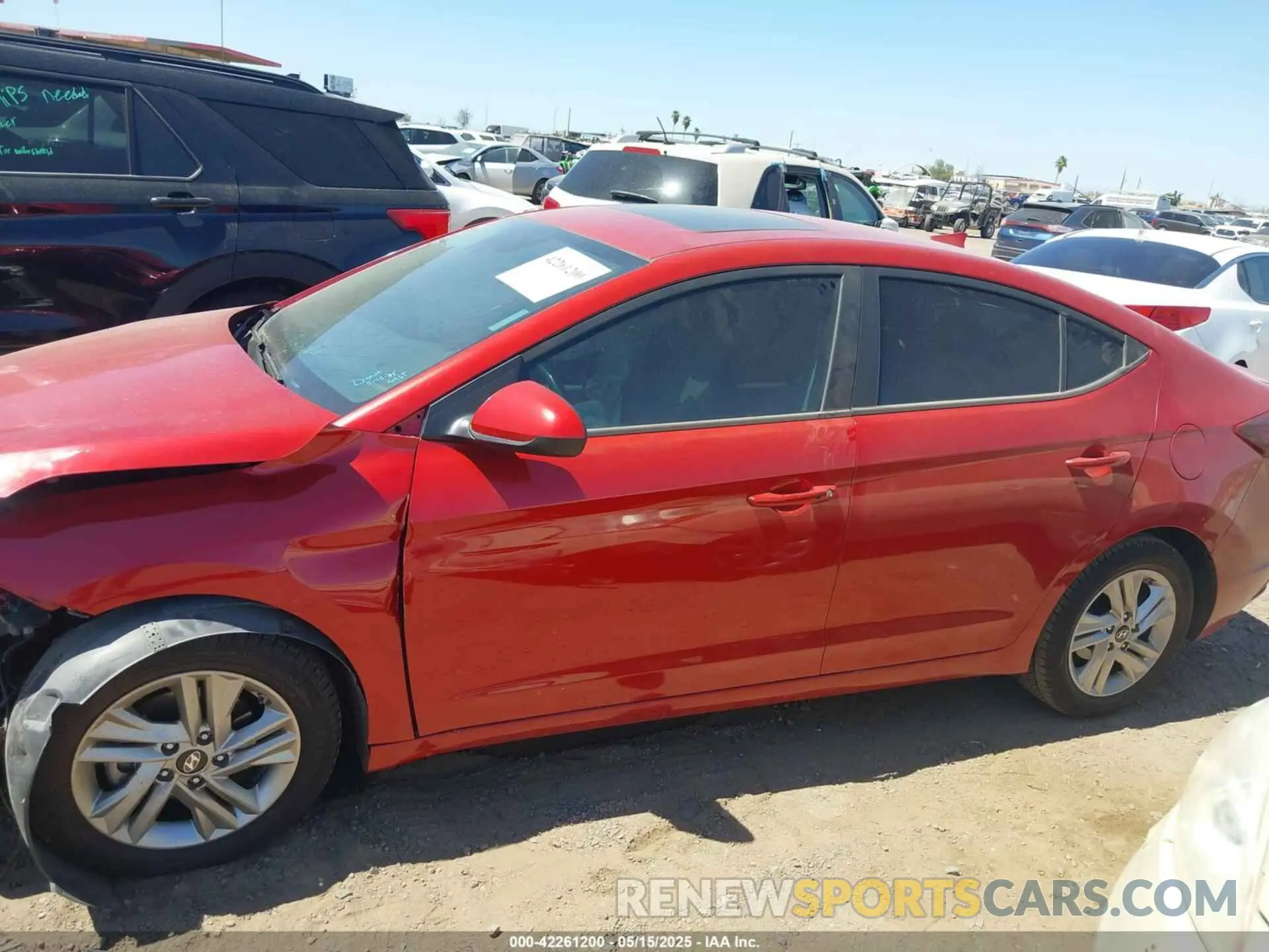 13 Photograph of a damaged car 5NPD84LF5KH441078 HYUNDAI ELANTRA 2019