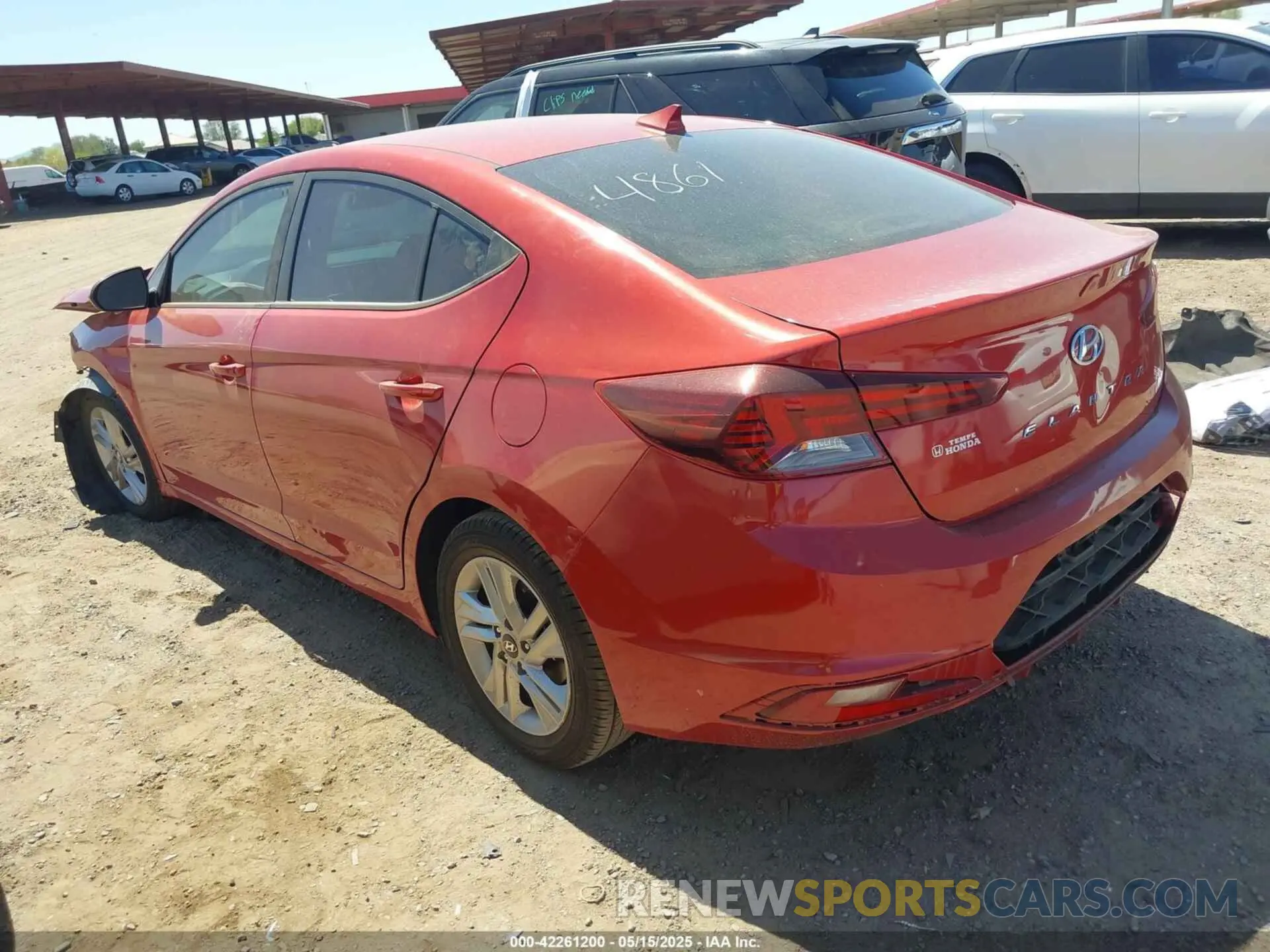 3 Photograph of a damaged car 5NPD84LF5KH441078 HYUNDAI ELANTRA 2019