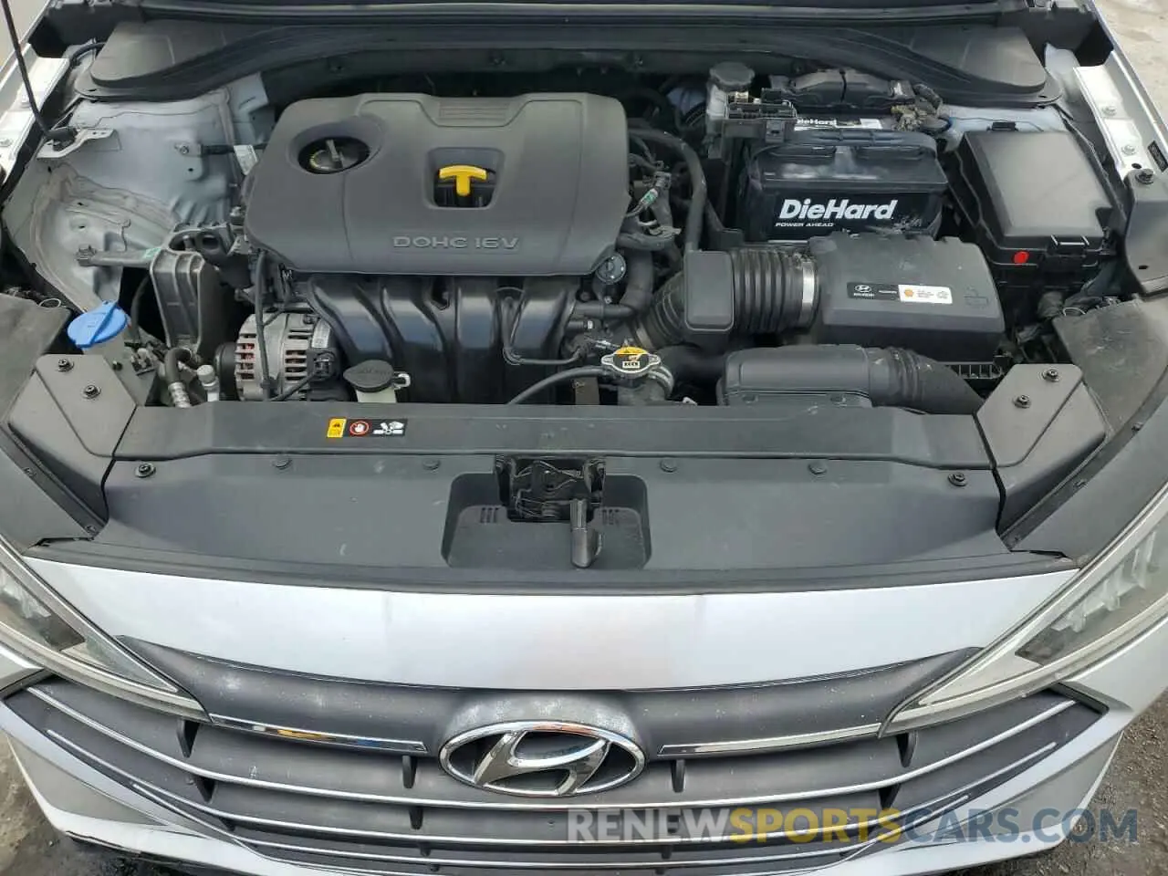 11 Photograph of a damaged car 5NPD84LF5KH444871 HYUNDAI ELANTRA 2019