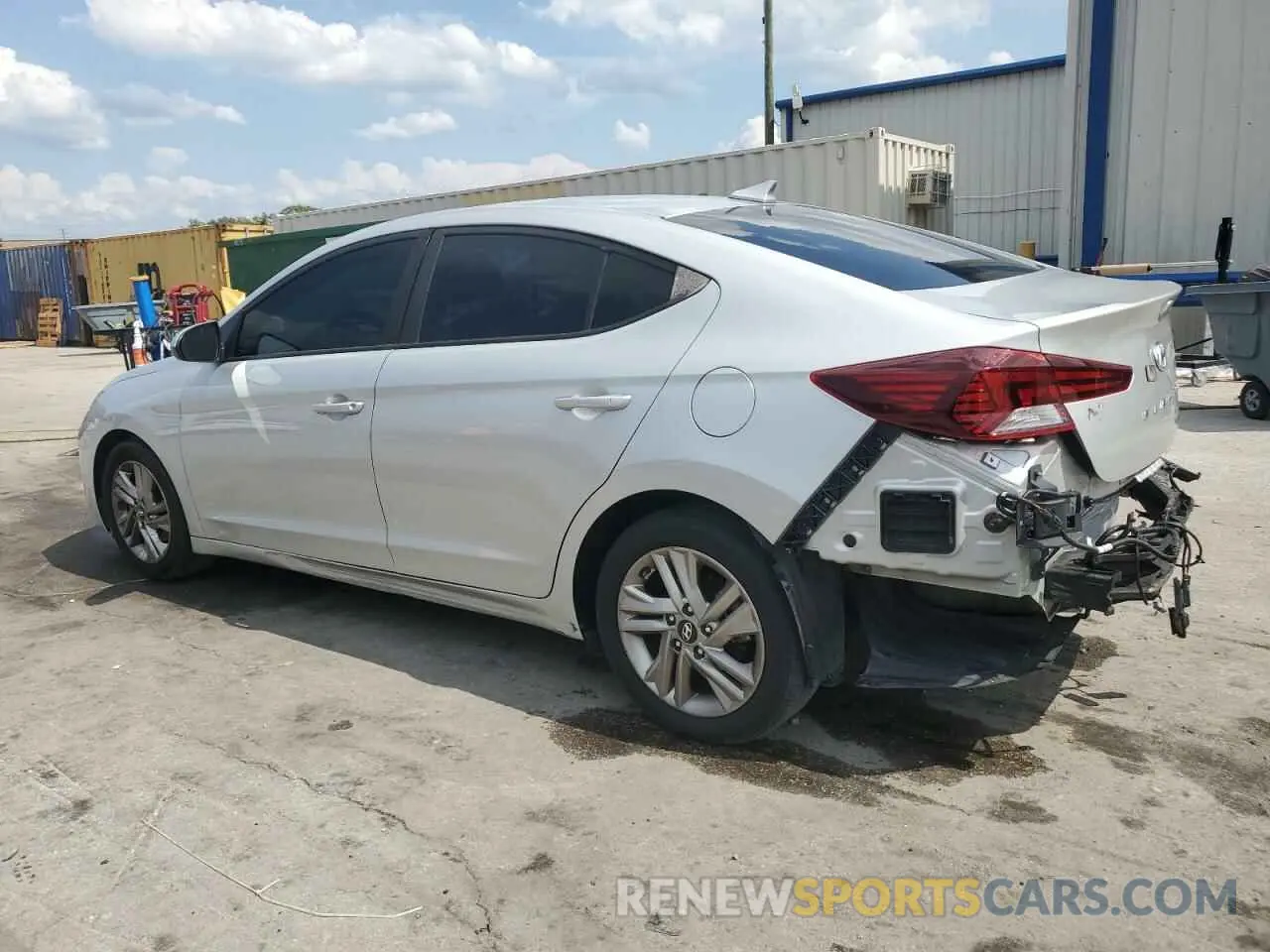 2 Photograph of a damaged car 5NPD84LF5KH444871 HYUNDAI ELANTRA 2019
