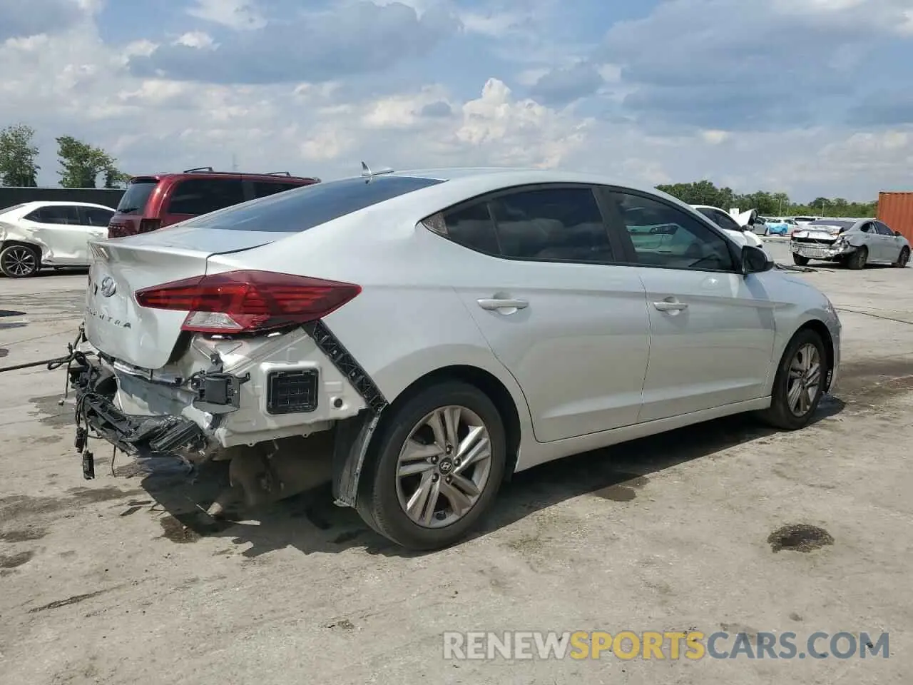 3 Photograph of a damaged car 5NPD84LF5KH444871 HYUNDAI ELANTRA 2019
