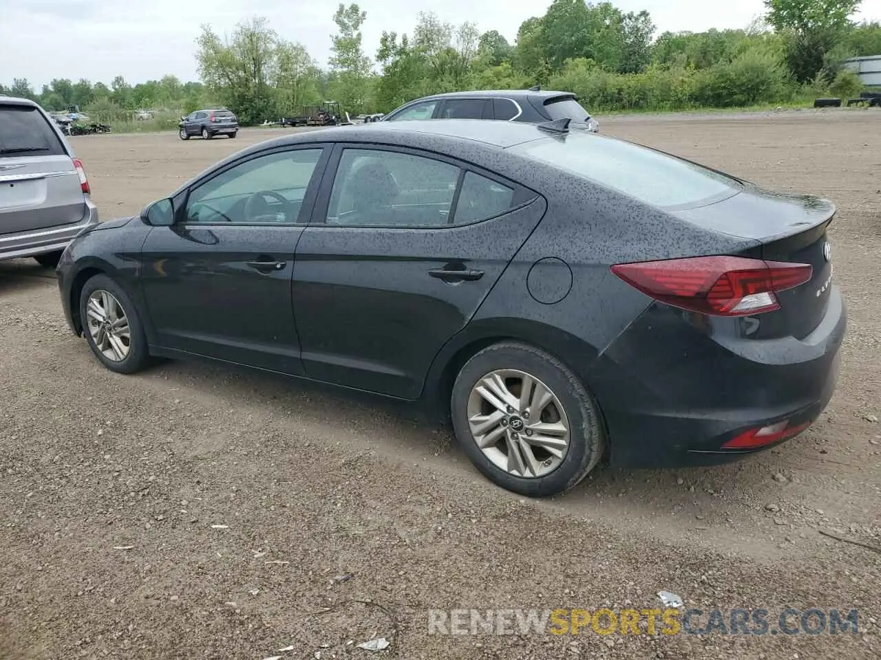 2 Photograph of a damaged car 5NPD84LF5KH444983 HYUNDAI ELANTRA 2019