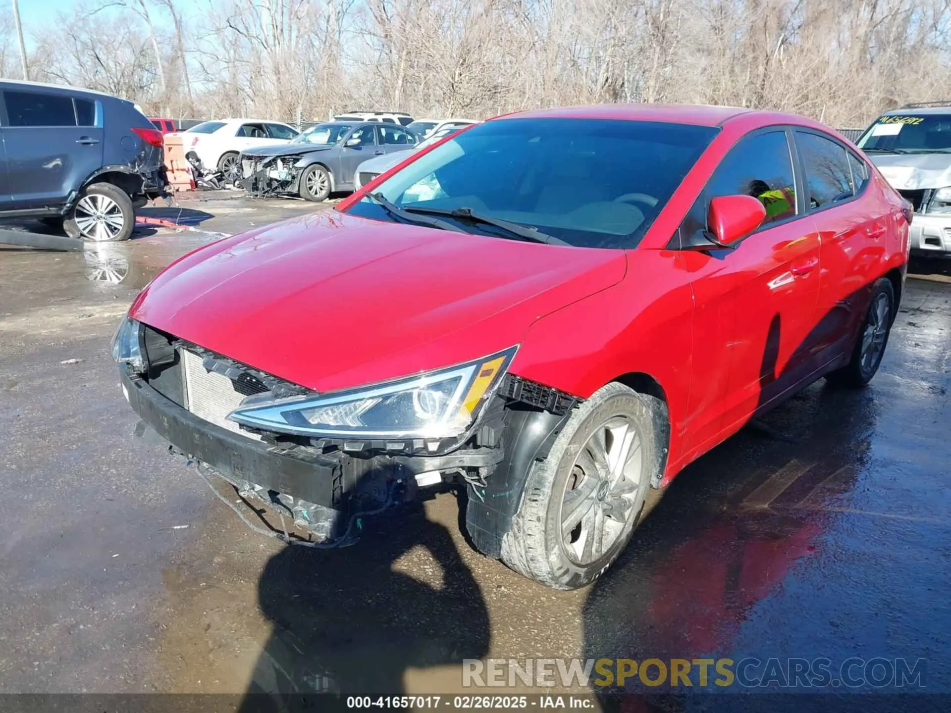 2 Photograph of a damaged car 5NPD84LF5KH448404 HYUNDAI ELANTRA 2019