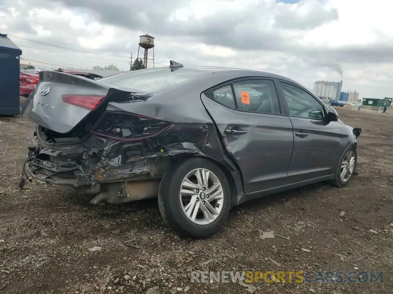 3 Photograph of a damaged car 5NPD84LF5KH452226 HYUNDAI ELANTRA 2019