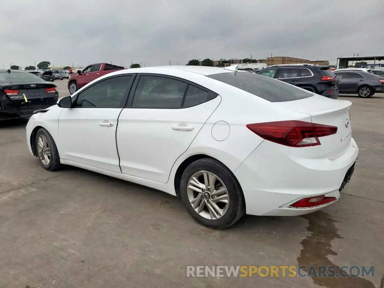 2 Photograph of a damaged car 5NPD84LF5KH480396 HYUNDAI ELANTRA 2019