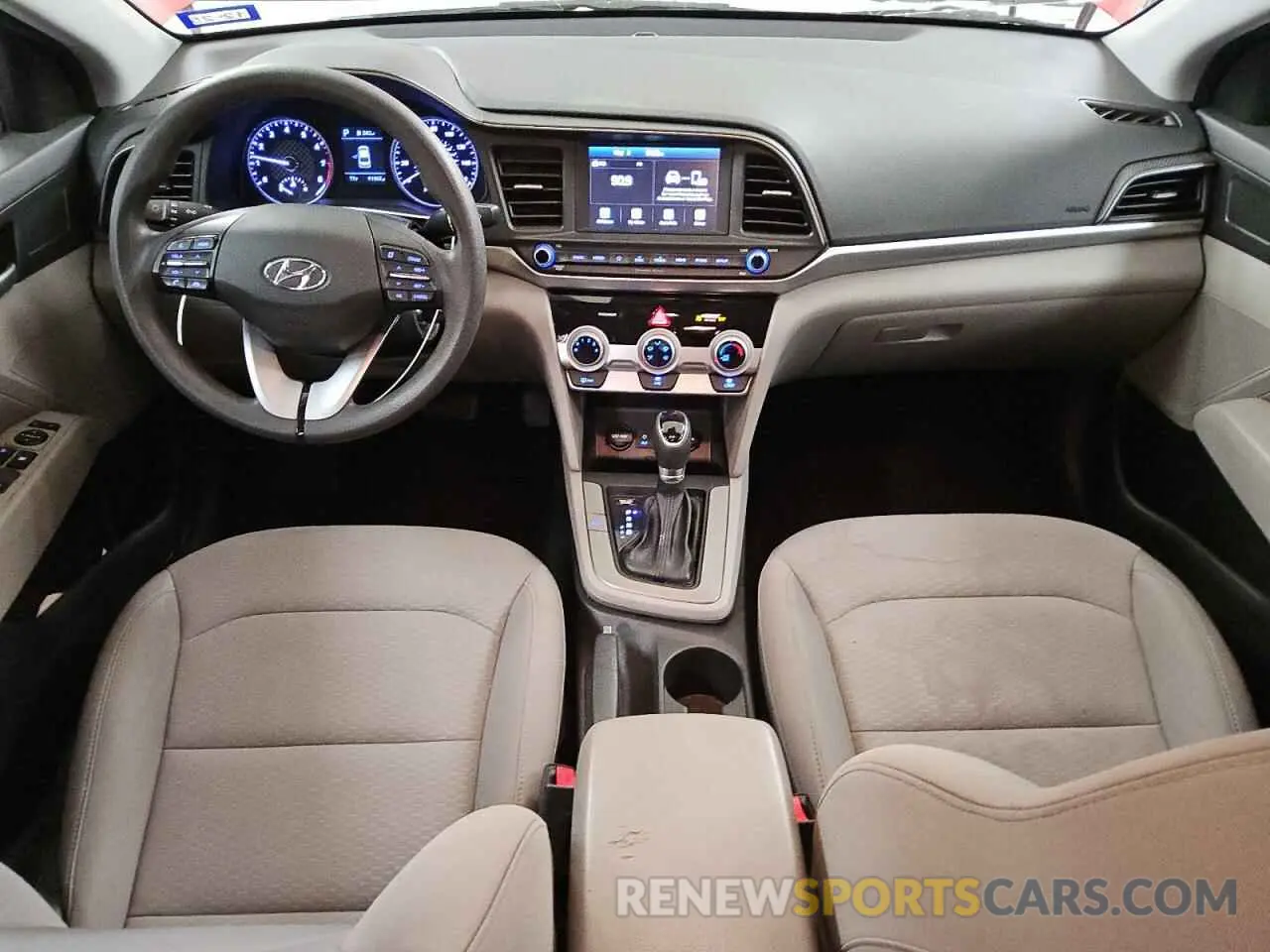 8 Photograph of a damaged car 5NPD84LF5KH487333 HYUNDAI ELANTRA 2019
