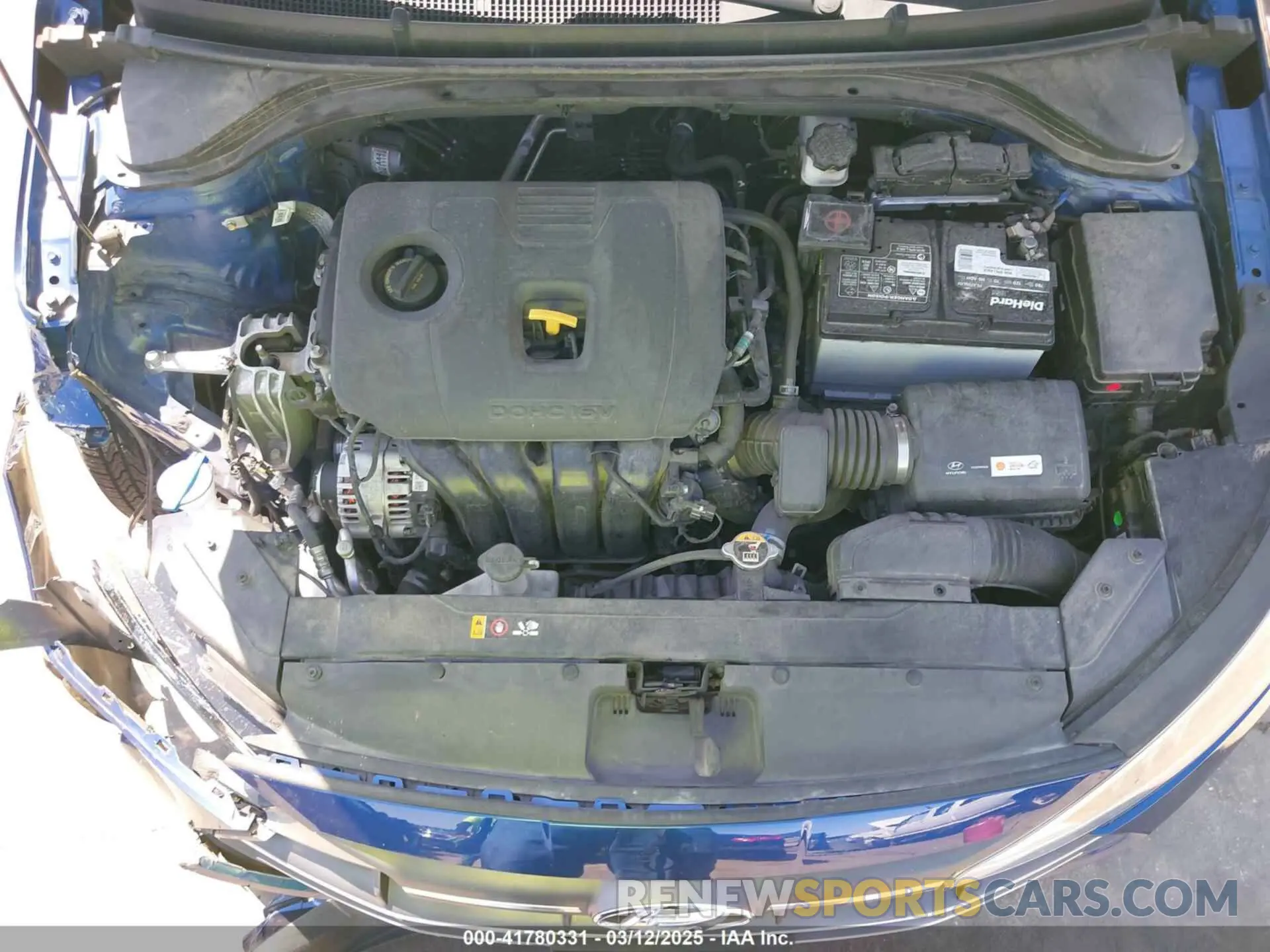 10 Photograph of a damaged car 5NPD84LF6KH414388 HYUNDAI ELANTRA 2019