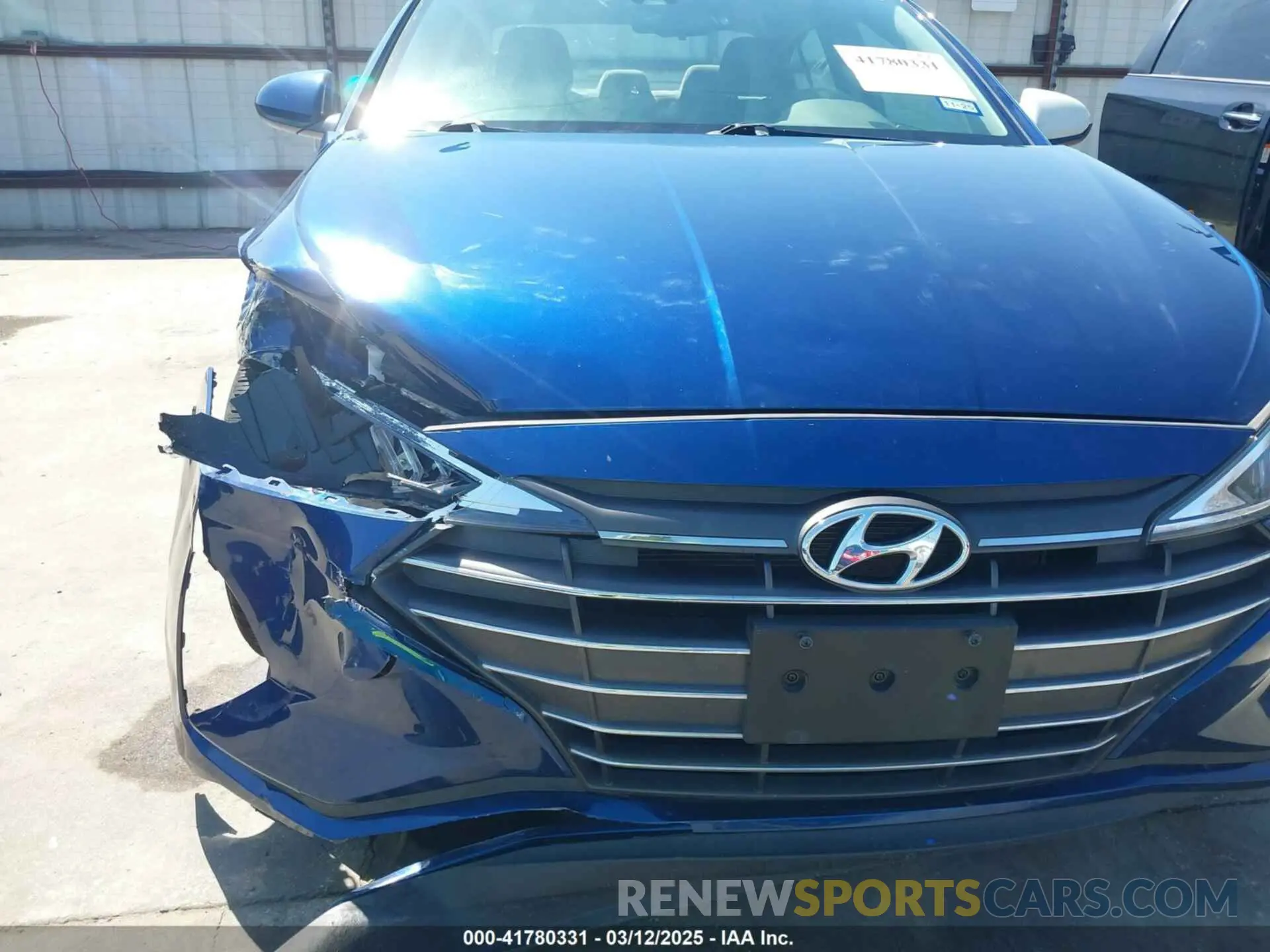 6 Photograph of a damaged car 5NPD84LF6KH414388 HYUNDAI ELANTRA 2019