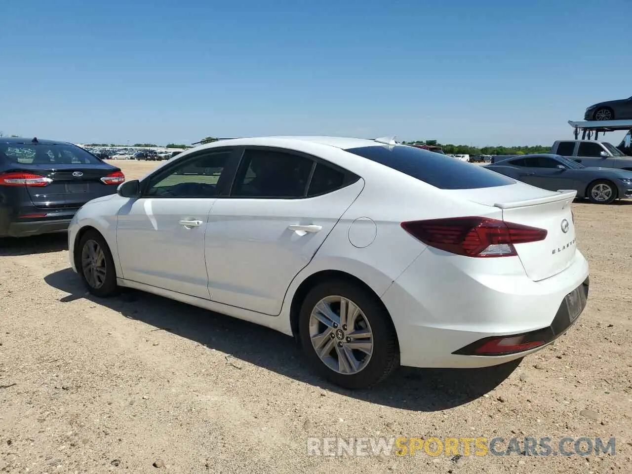 2 Photograph of a damaged car 5NPD84LF6KH416285 HYUNDAI ELANTRA 2019