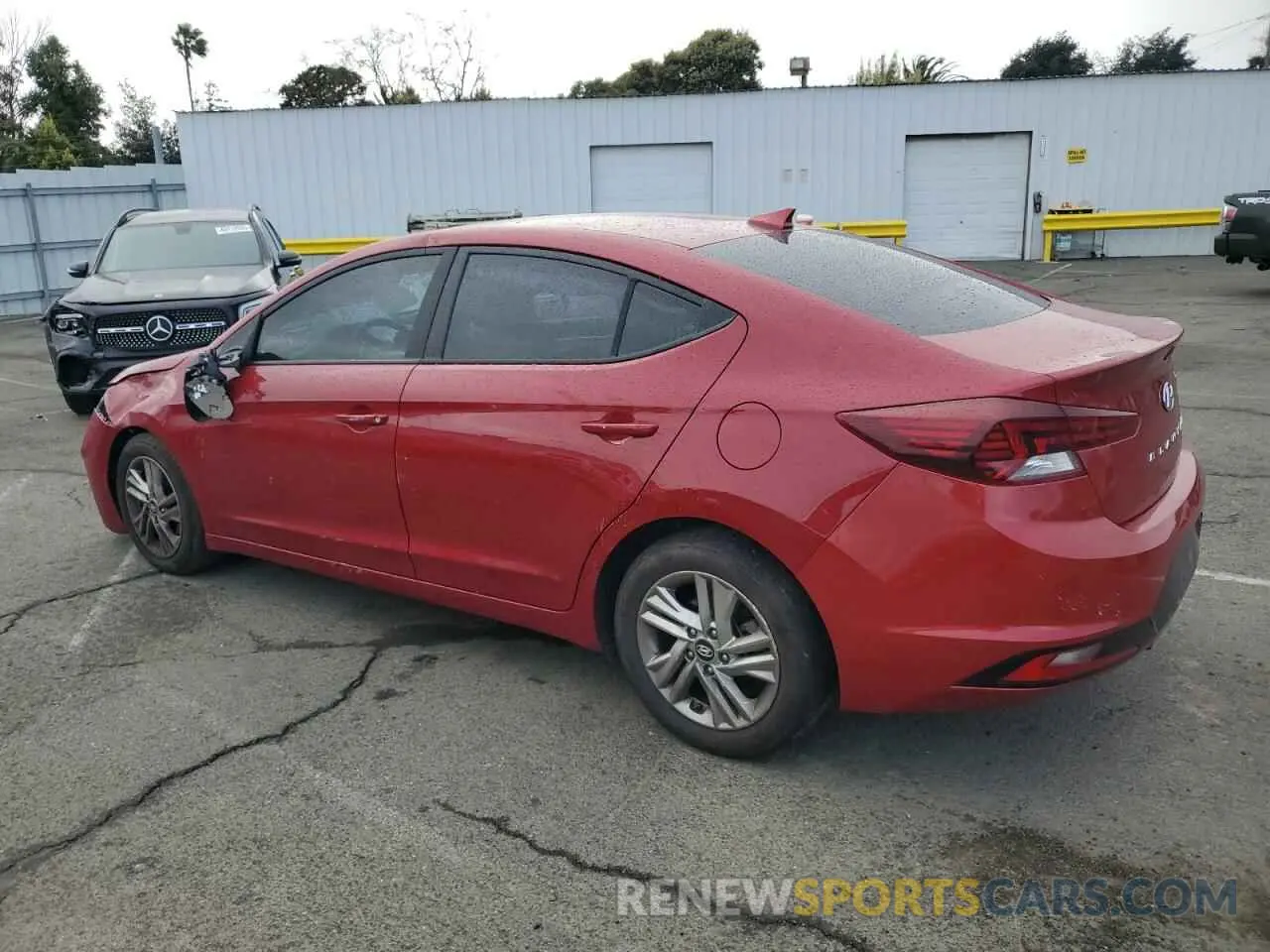 2 Photograph of a damaged car 5NPD84LF6KH421406 HYUNDAI ELANTRA 2019