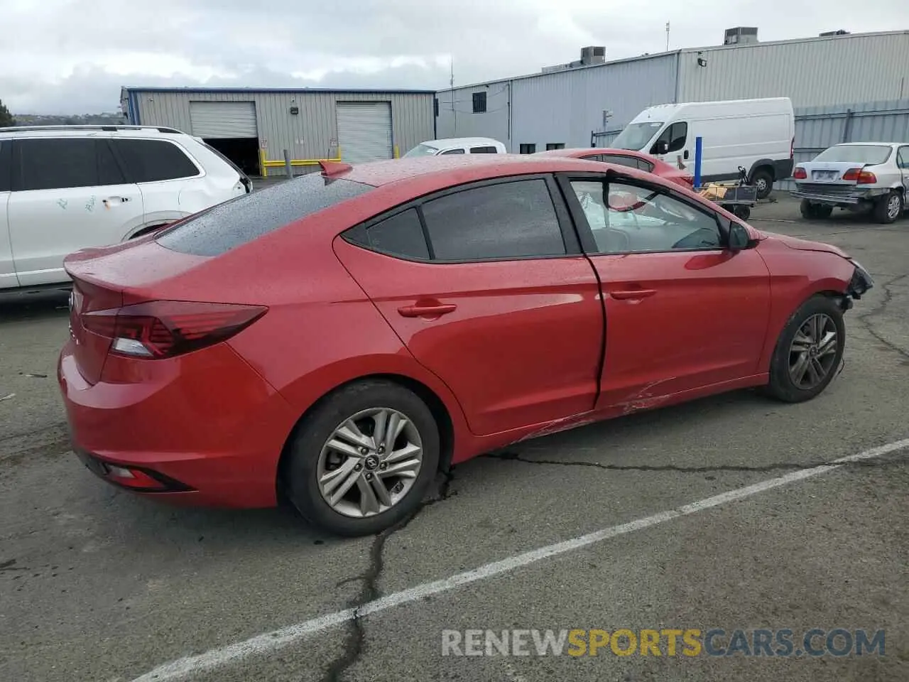 3 Photograph of a damaged car 5NPD84LF6KH421406 HYUNDAI ELANTRA 2019