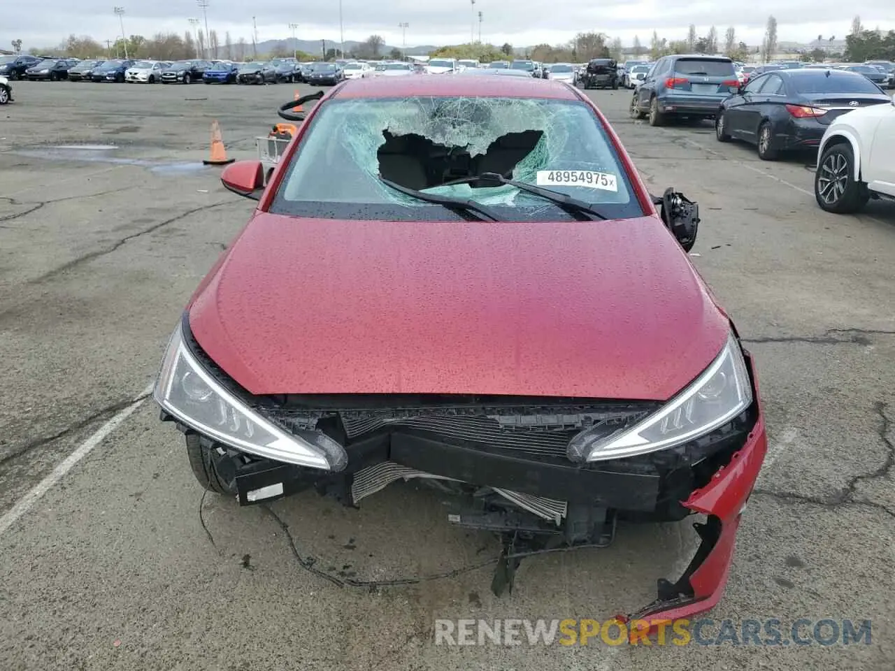 5 Photograph of a damaged car 5NPD84LF6KH421406 HYUNDAI ELANTRA 2019