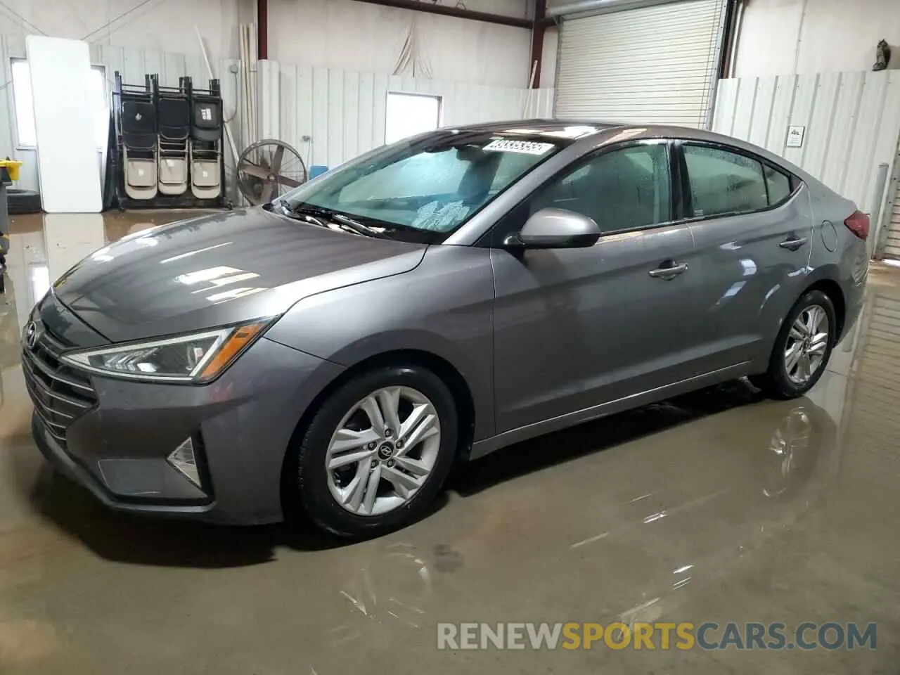 1 Photograph of a damaged car 5NPD84LF6KH428002 HYUNDAI ELANTRA 2019