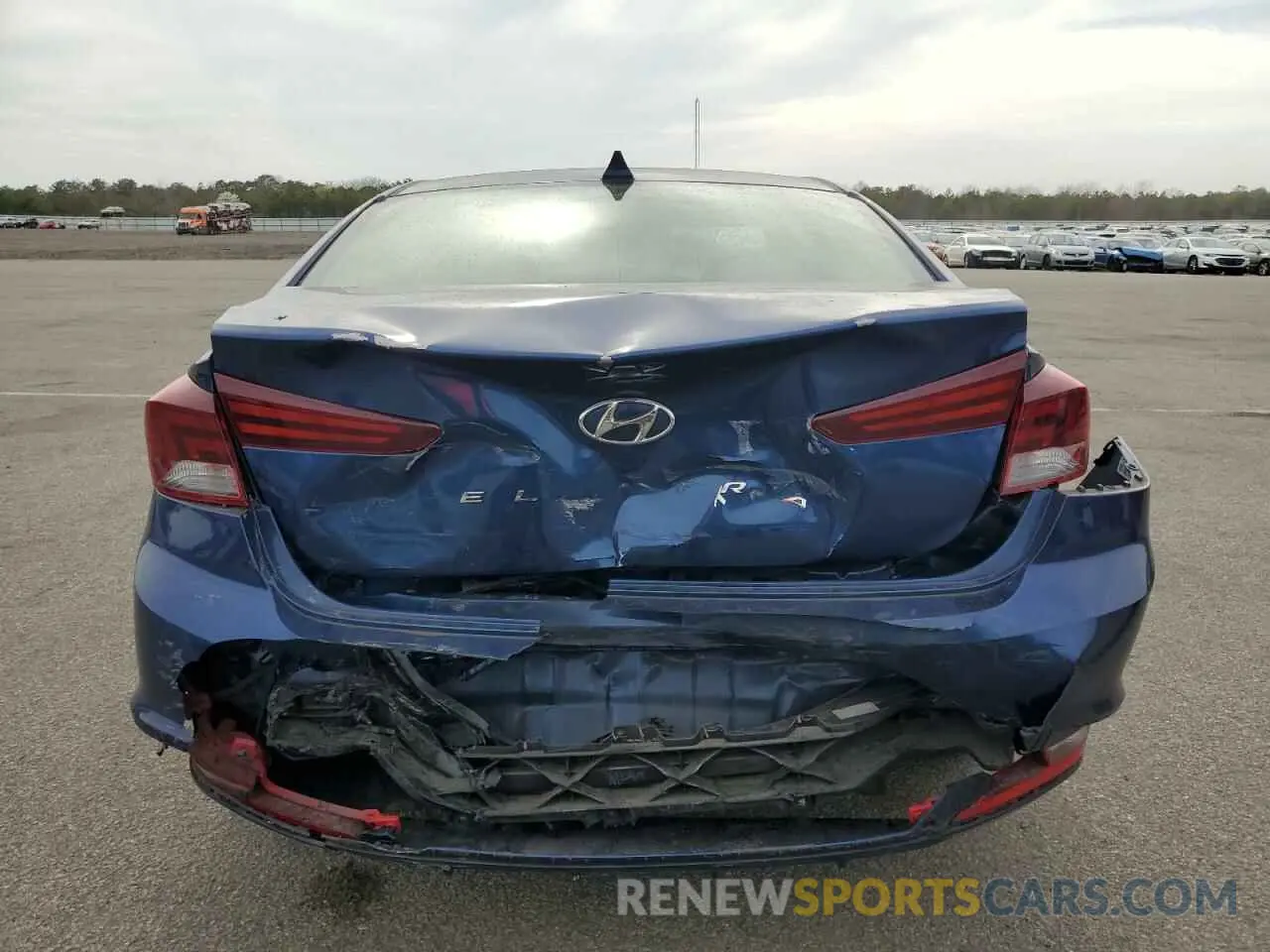6 Photograph of a damaged car 5NPD84LF6KH429604 HYUNDAI ELANTRA 2019