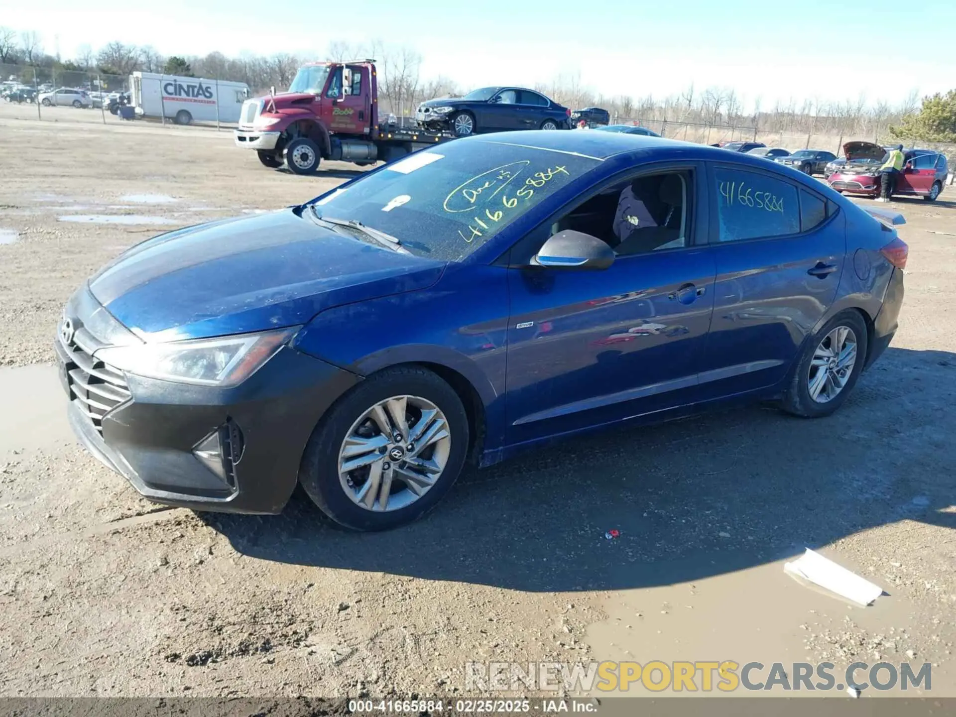 2 Photograph of a damaged car 5NPD84LF6KH434723 HYUNDAI ELANTRA 2019