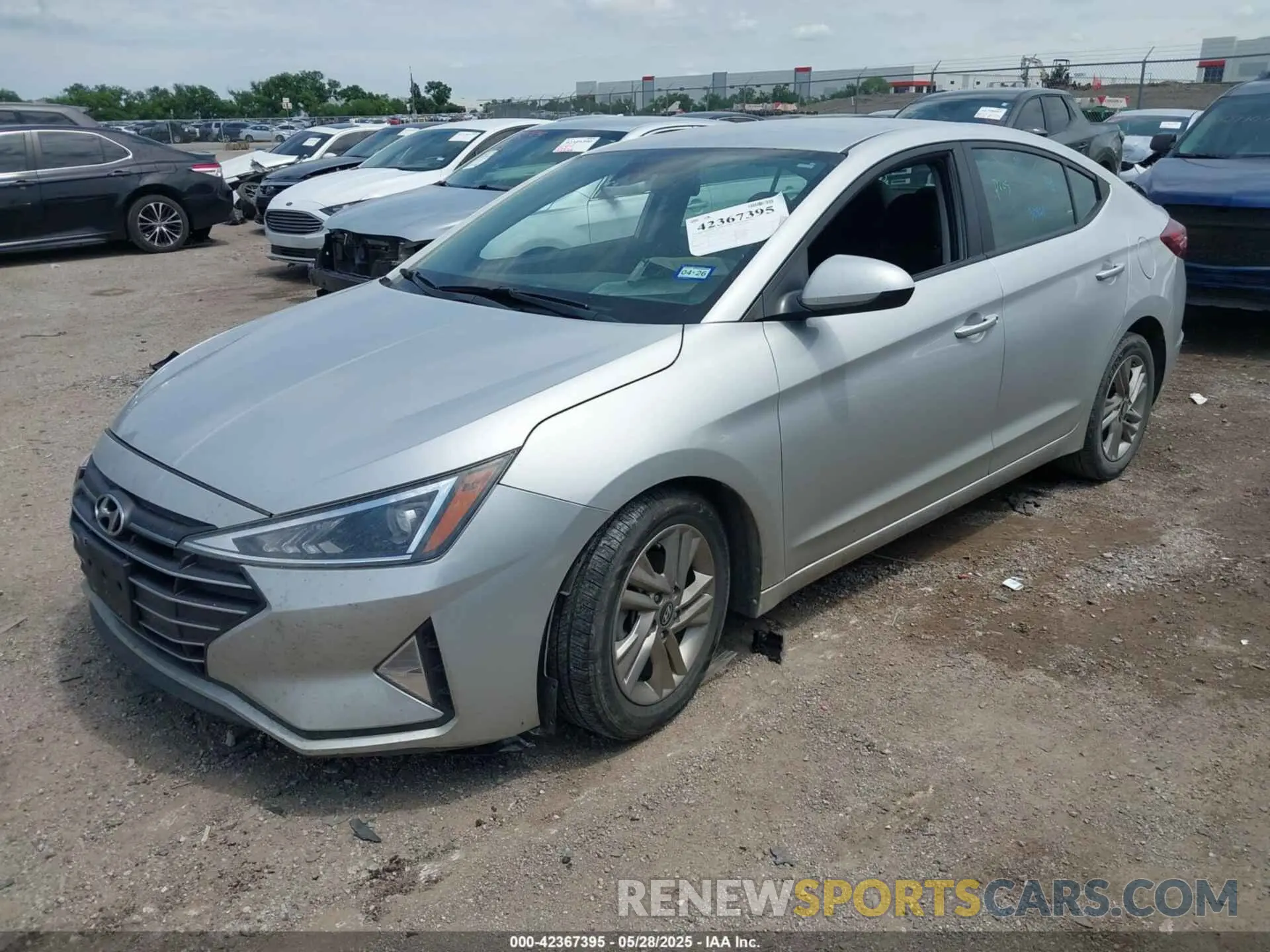 2 Photograph of a damaged car 5NPD84LF6KH435709 HYUNDAI ELANTRA 2019