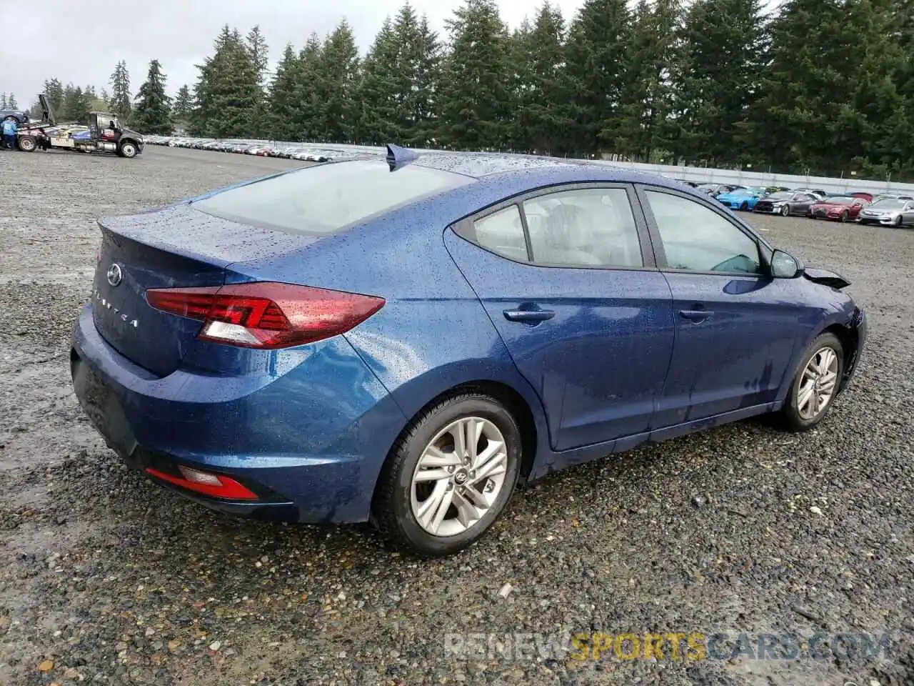 3 Photograph of a damaged car 5NPD84LF6KH442627 HYUNDAI ELANTRA 2019