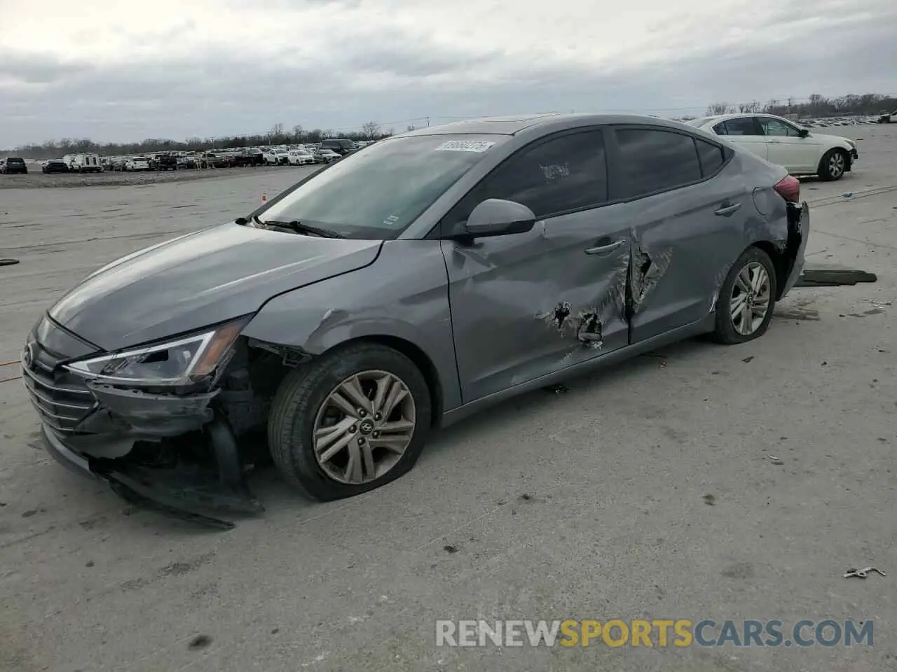 1 Photograph of a damaged car 5NPD84LF6KH450811 HYUNDAI ELANTRA 2019
