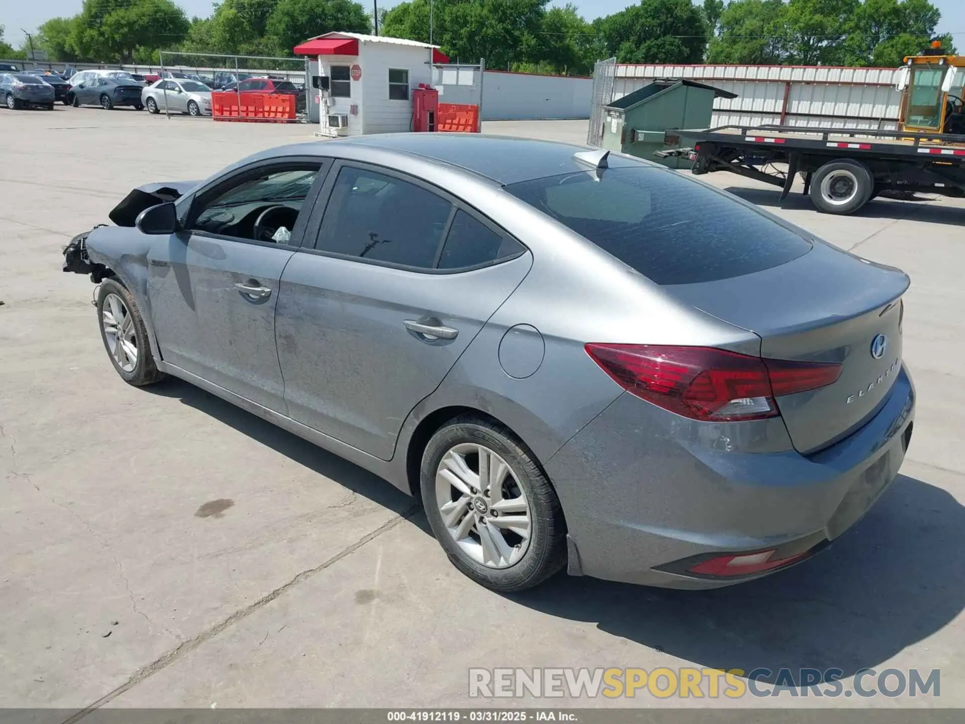 3 Photograph of a damaged car 5NPD84LF6KH453627 HYUNDAI ELANTRA 2019