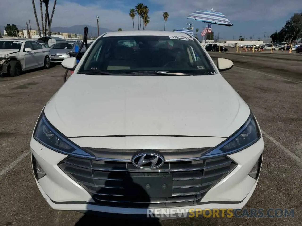 5 Photograph of a damaged car 5NPD84LF6KH458553 HYUNDAI ELANTRA 2019