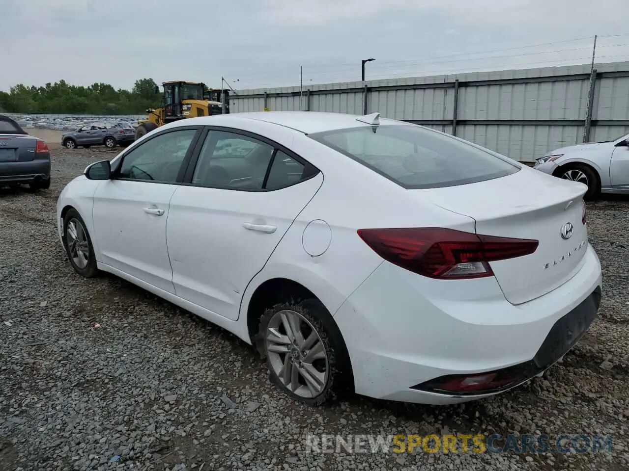 2 Photograph of a damaged car 5NPD84LF6KH473019 HYUNDAI ELANTRA 2019