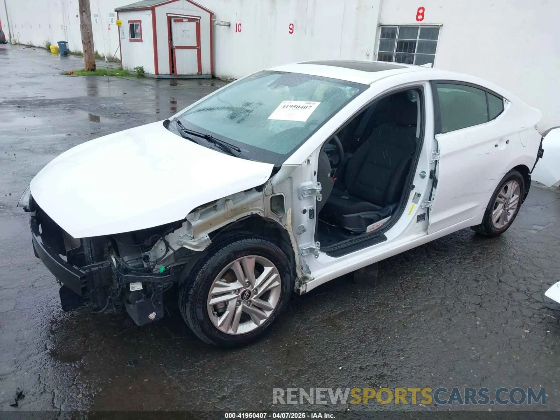 2 Photograph of a damaged car 5NPD84LF6KH476888 HYUNDAI ELANTRA 2019
