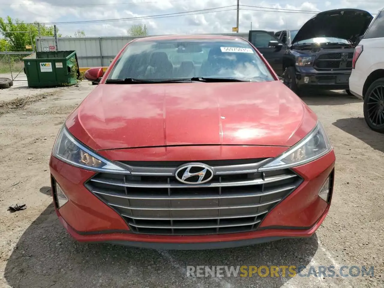 5 Photograph of a damaged car 5NPD84LF6KH477507 HYUNDAI ELANTRA 2019